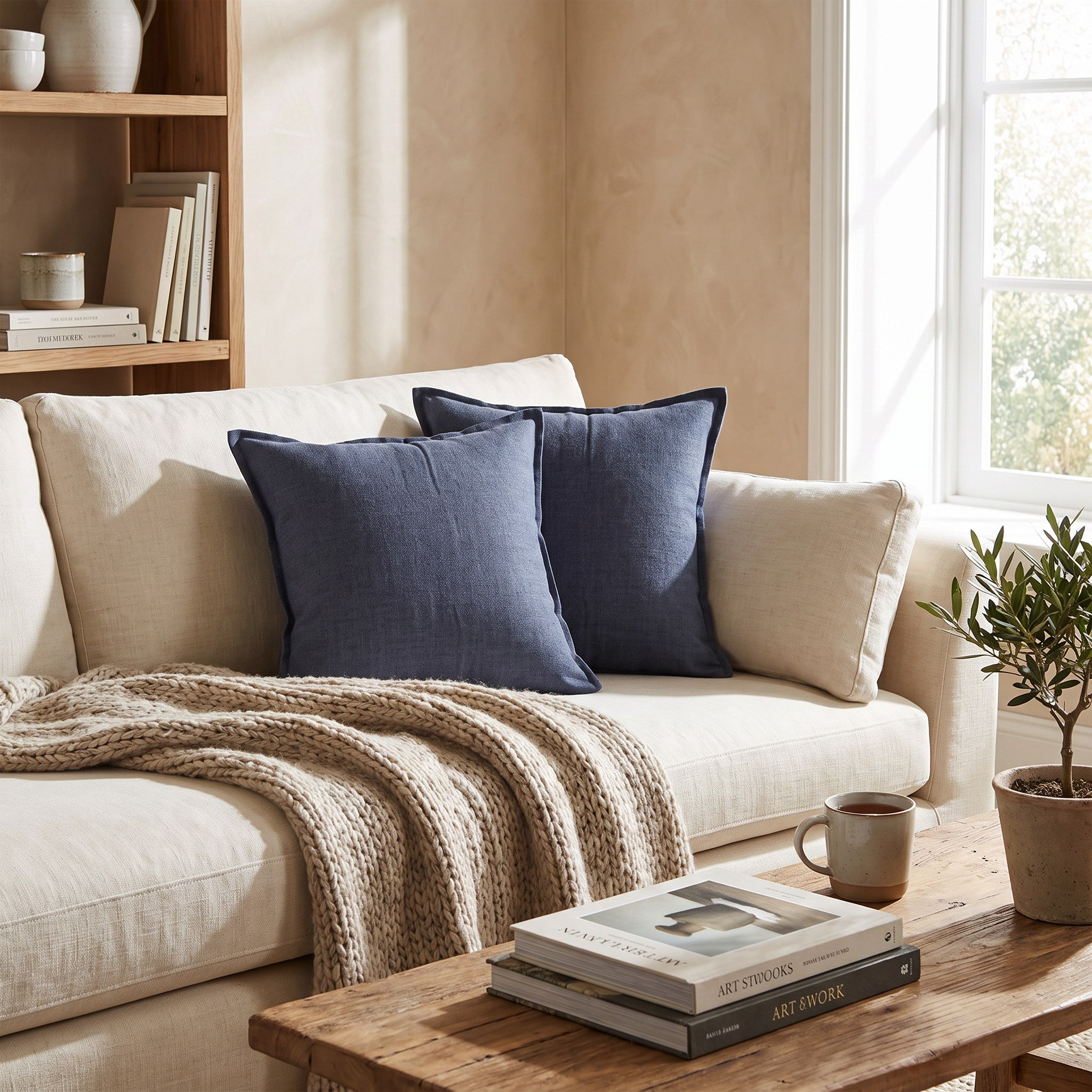Covara 2-Piece Cushion Cover Set - 40x40 cm-hbxhomeware-cushionsandcovers-cushioncovers-image-4
