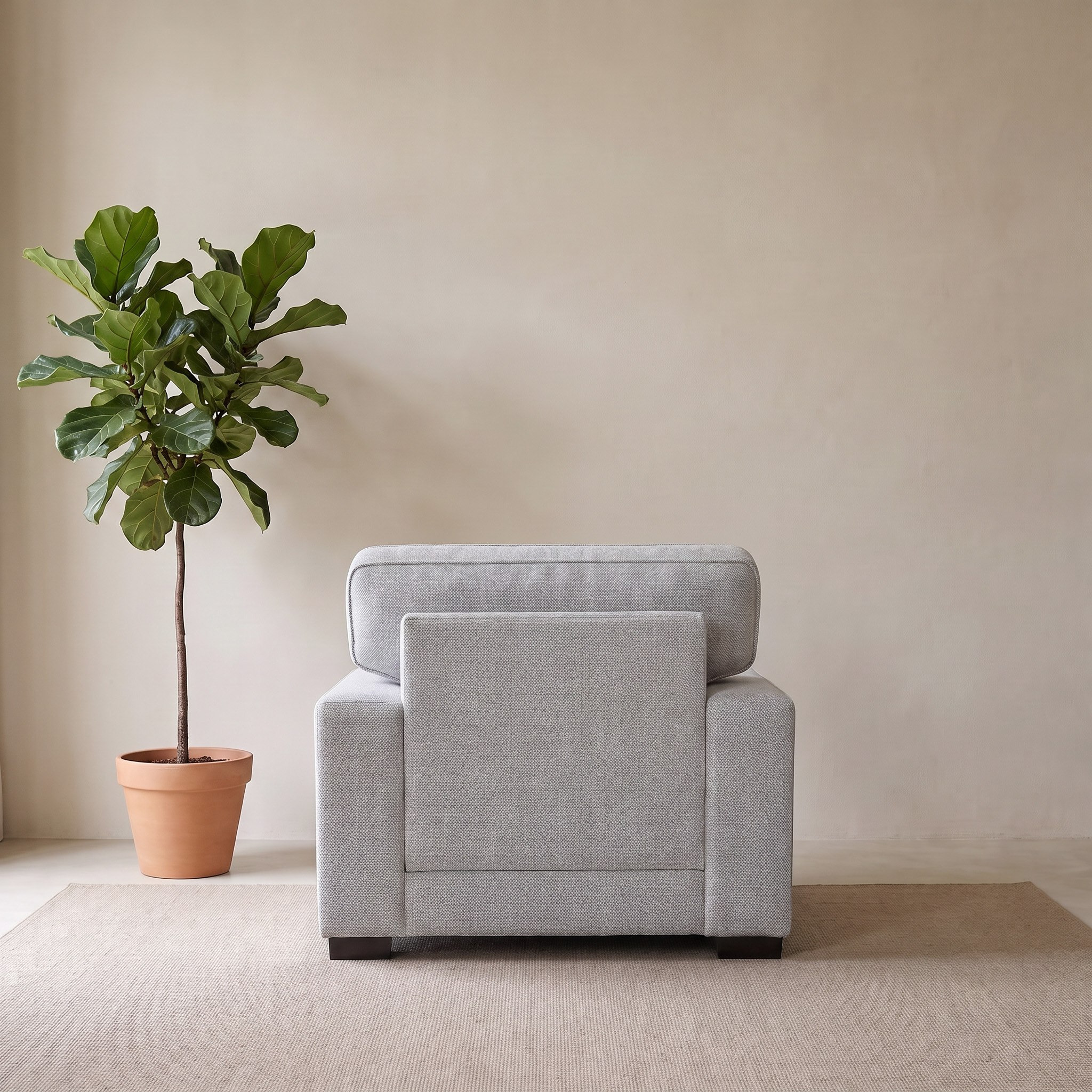 كرسي قماش بمساند ذراعين مع وسادة من كانس-hbxfurniture-sofasandarmchairs-armchairs-image-4