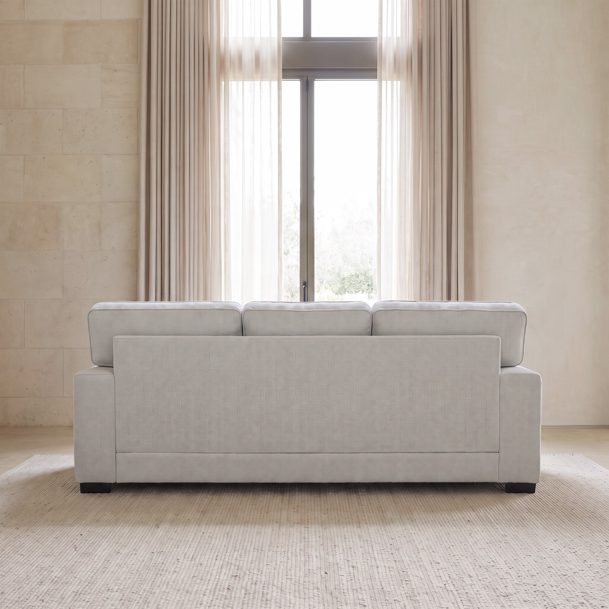 Cannes 3-Seater Fabric Sofa with 3 Cushions-hbxlivingroom-sofasandarmchairs-sofas-image-4