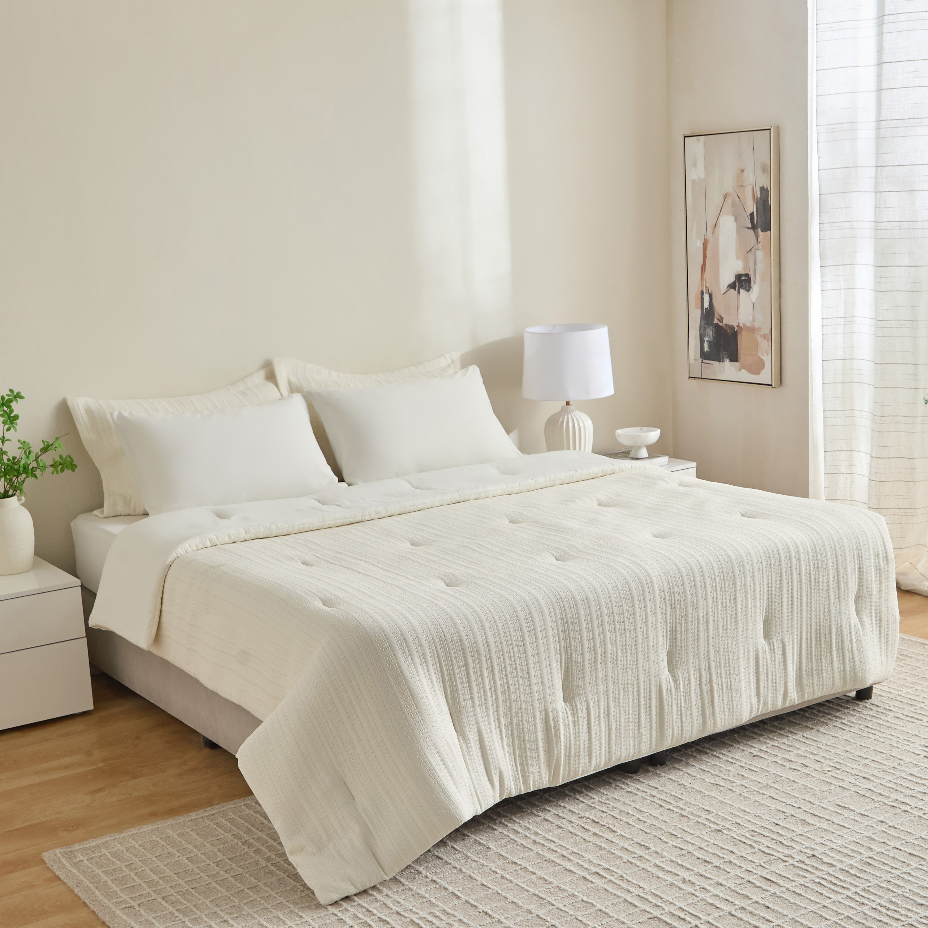 طقم لحاف كينج كريستال ويفي 6 قطع من وايت بليس - 220 × 240 سم-hbxhomeware-bedding-bedinabag-image-9