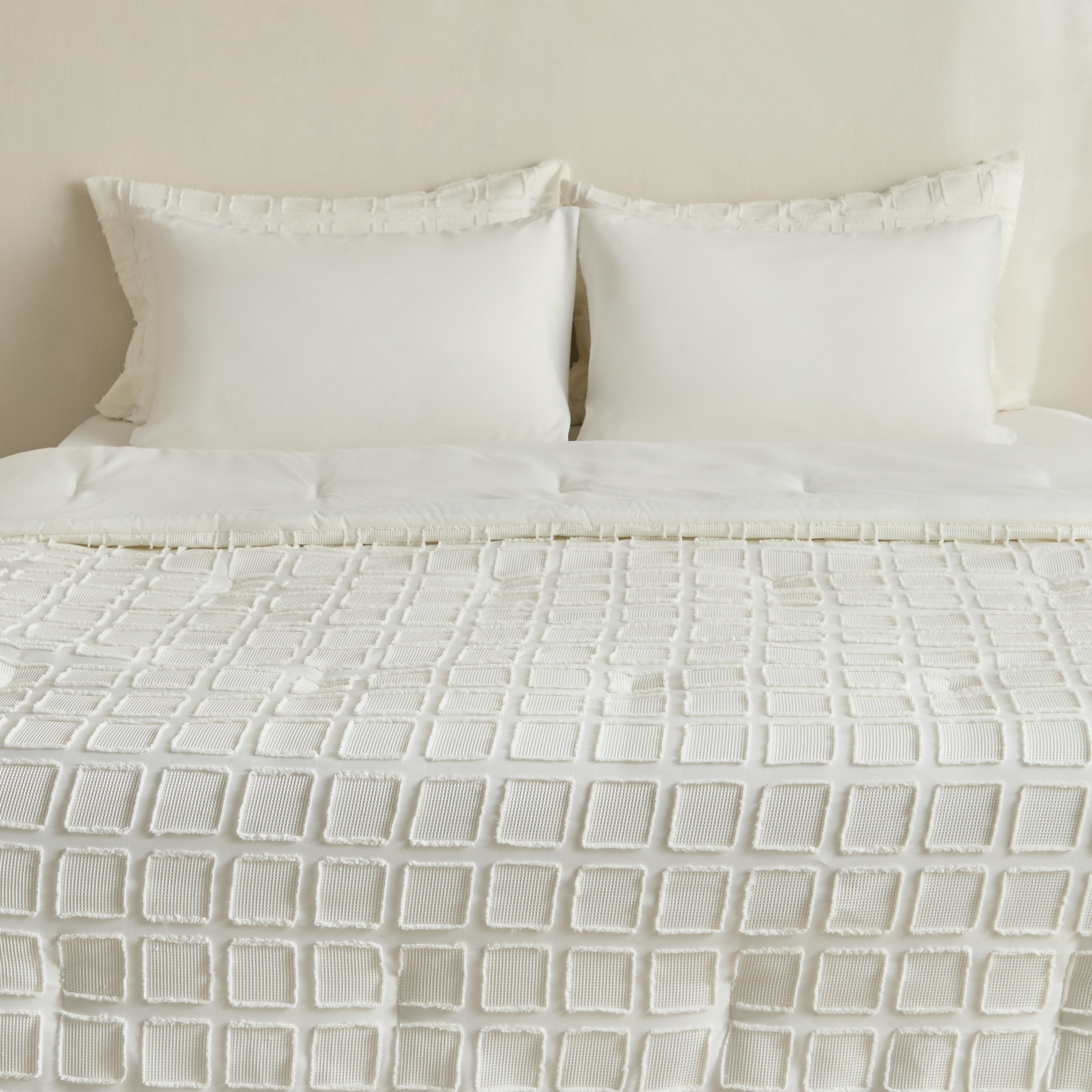 طقم لحاف كينج 6 قطع منقوشة من وايت بليس - 220x240 سم-hbxhomeware-bedding-bedinabag-image-2
