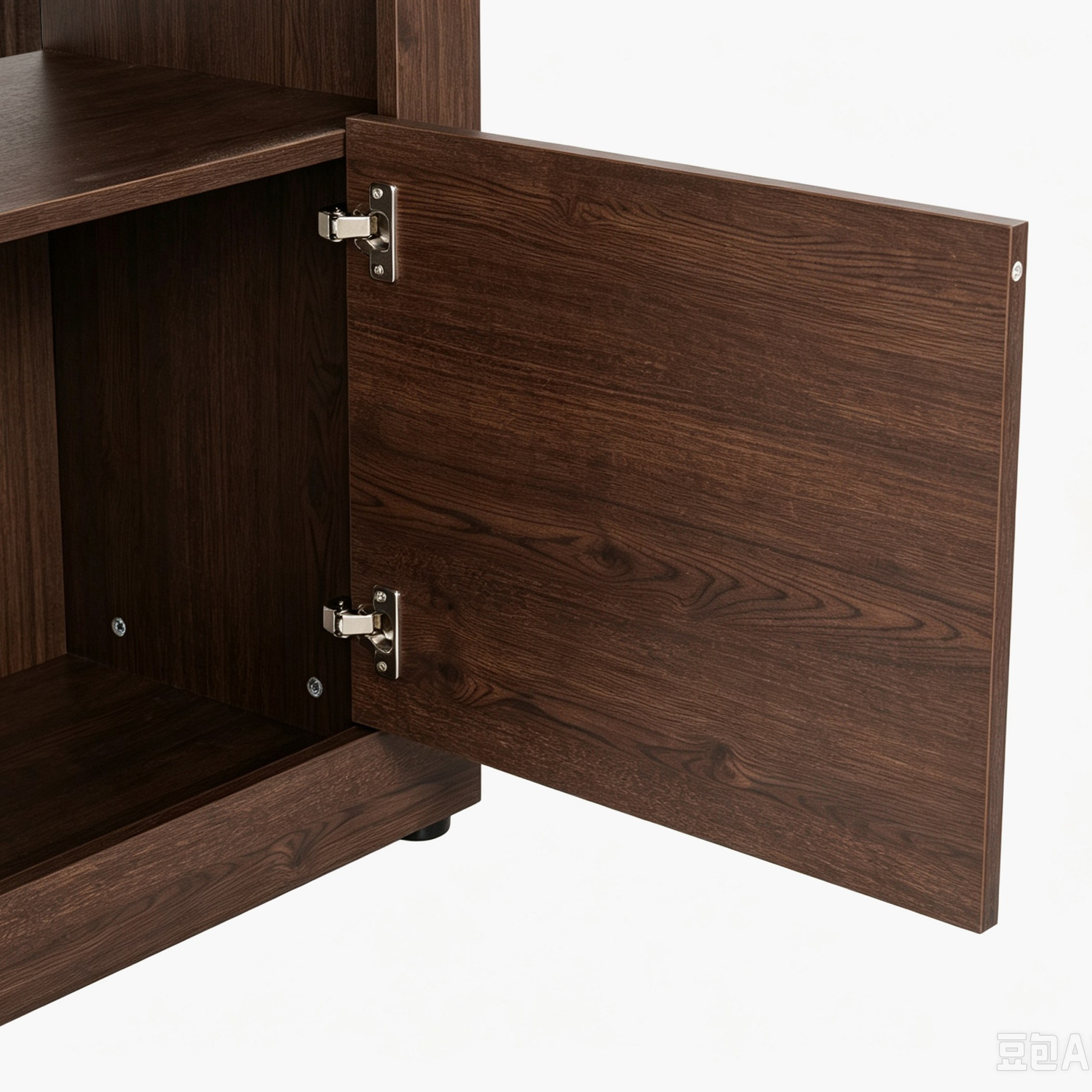 Riccardo 2-Door Bookcase Display Cabinet with Open Shelf-hbxfurniture-office-bookcases-image-4