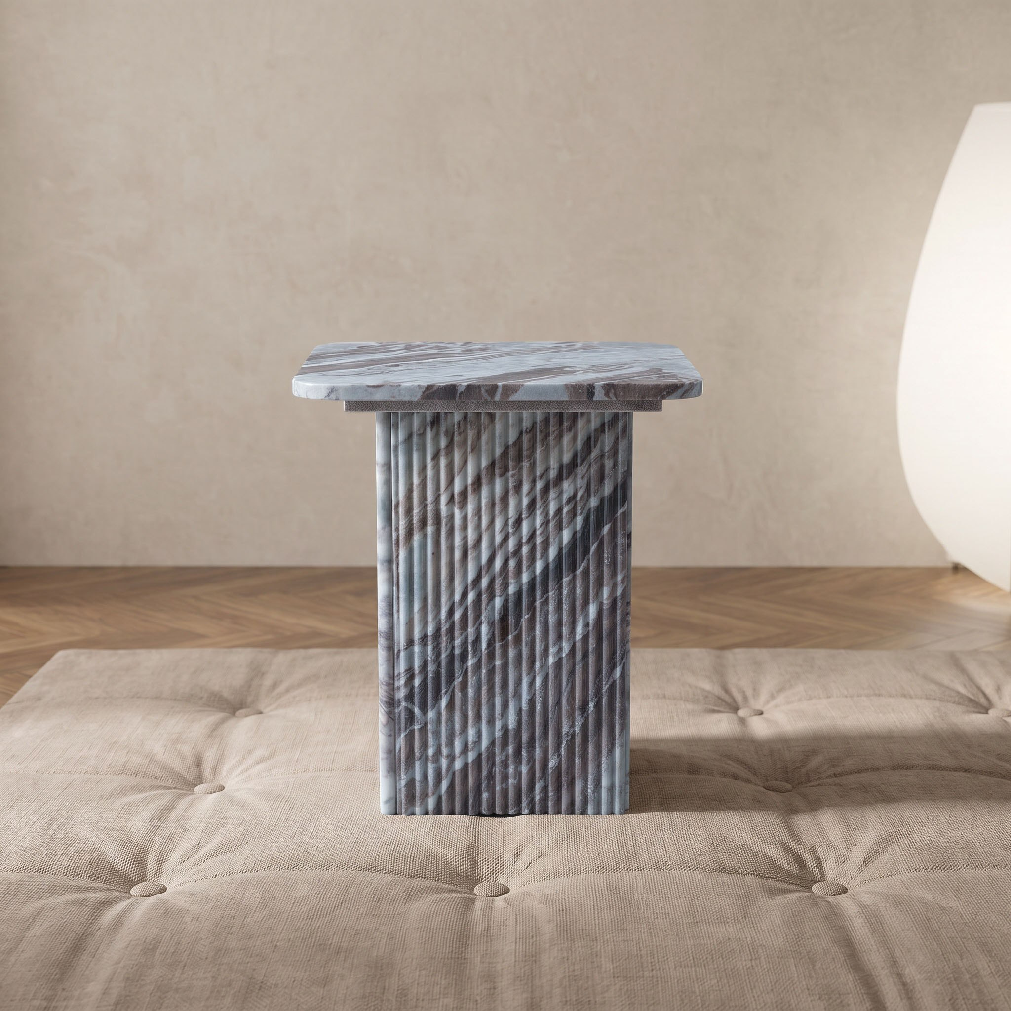 Pilsen Genuine Marble Square End Table-hbxfurniture-livingroom-endtables-image-3