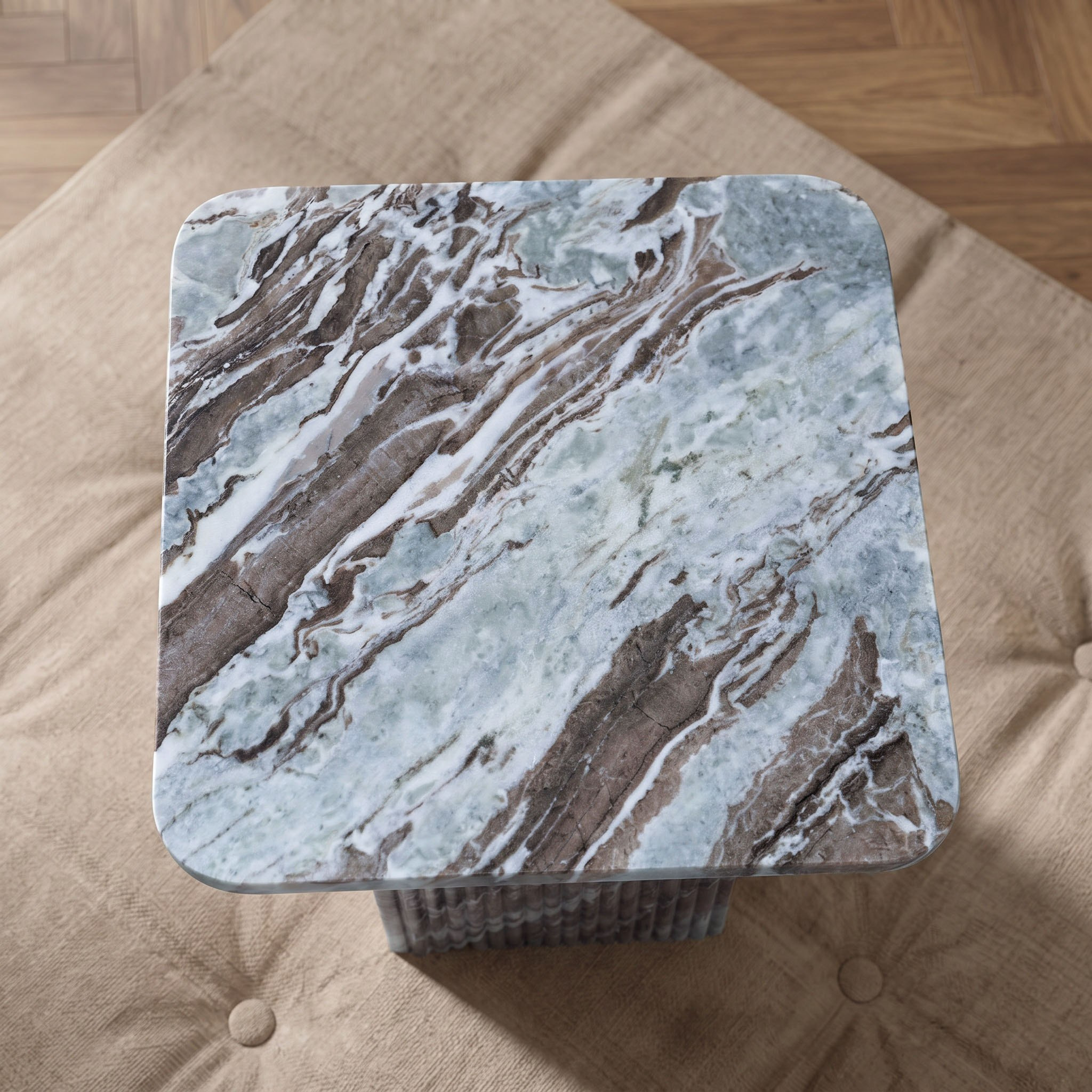 Pilsen Genuine Marble Square End Table-hbxfurniture-livingroom-endtables-image-5