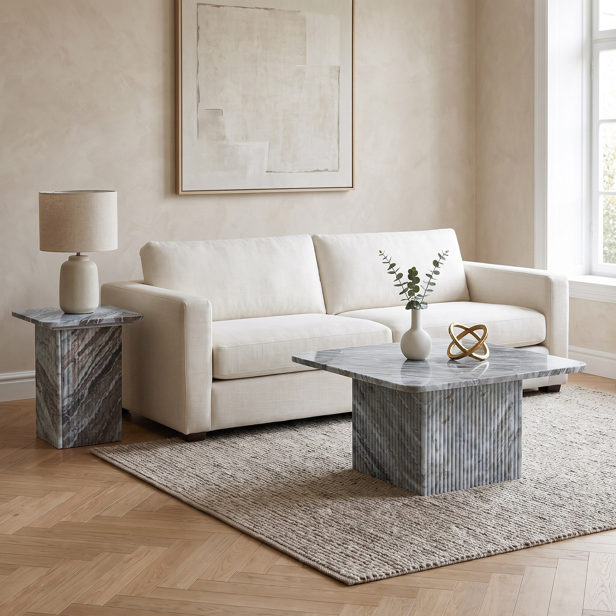 Pilsen Genuine Marble Square End Table-hbxfurniture-livingroom-endtables-image-7