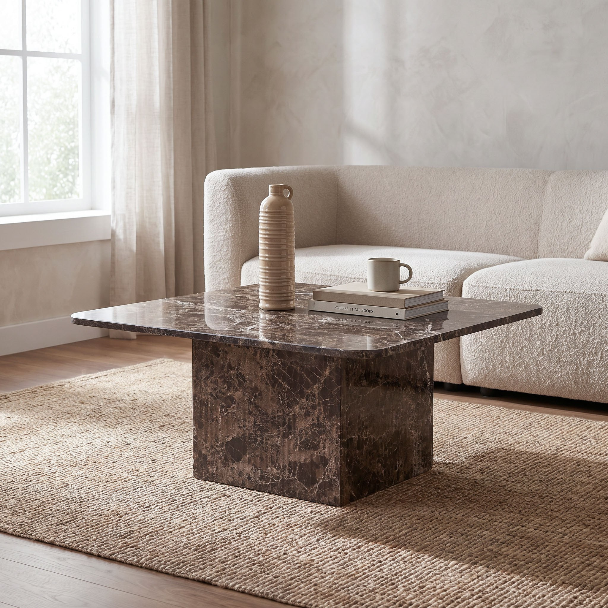 Pilsen Genuine Marble Square Coffee Table-hbxlivingroom-tablesandstands-coffeetables-image-1