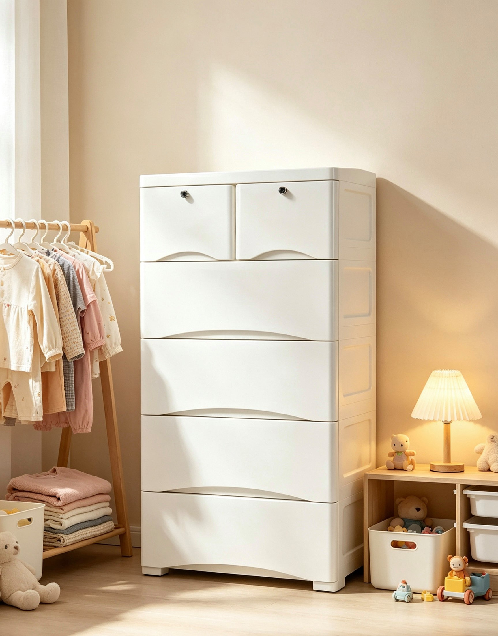 Juana 5-Tier Storage Drawer - 60x35x104 cm-hbxdecorandfurnishings-homeaccessories-storage-image-2