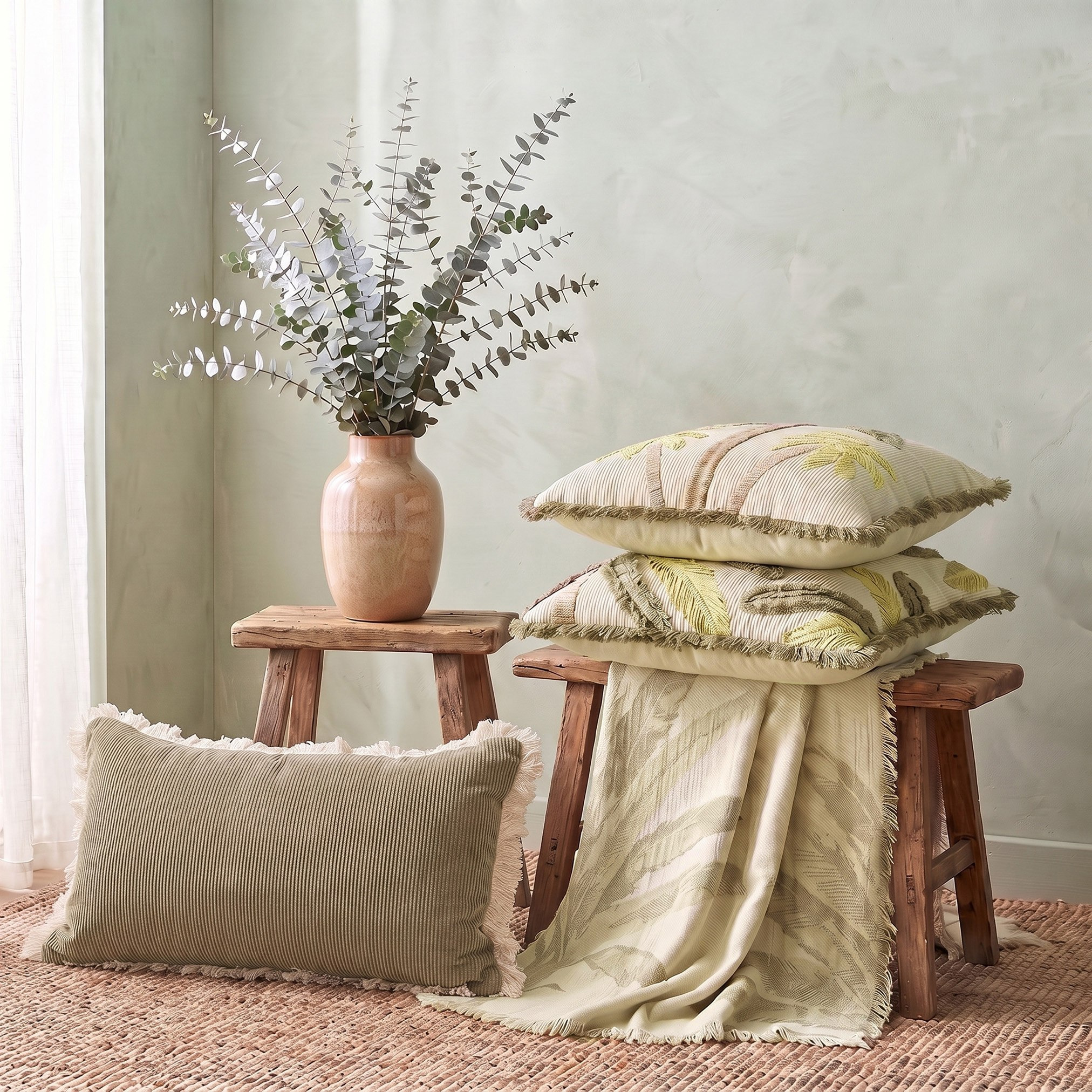 Palm Gauze Jacquard Throw - 130x170 cm-PROMO_HB_SA_ALRHAJI_09092026-image-3