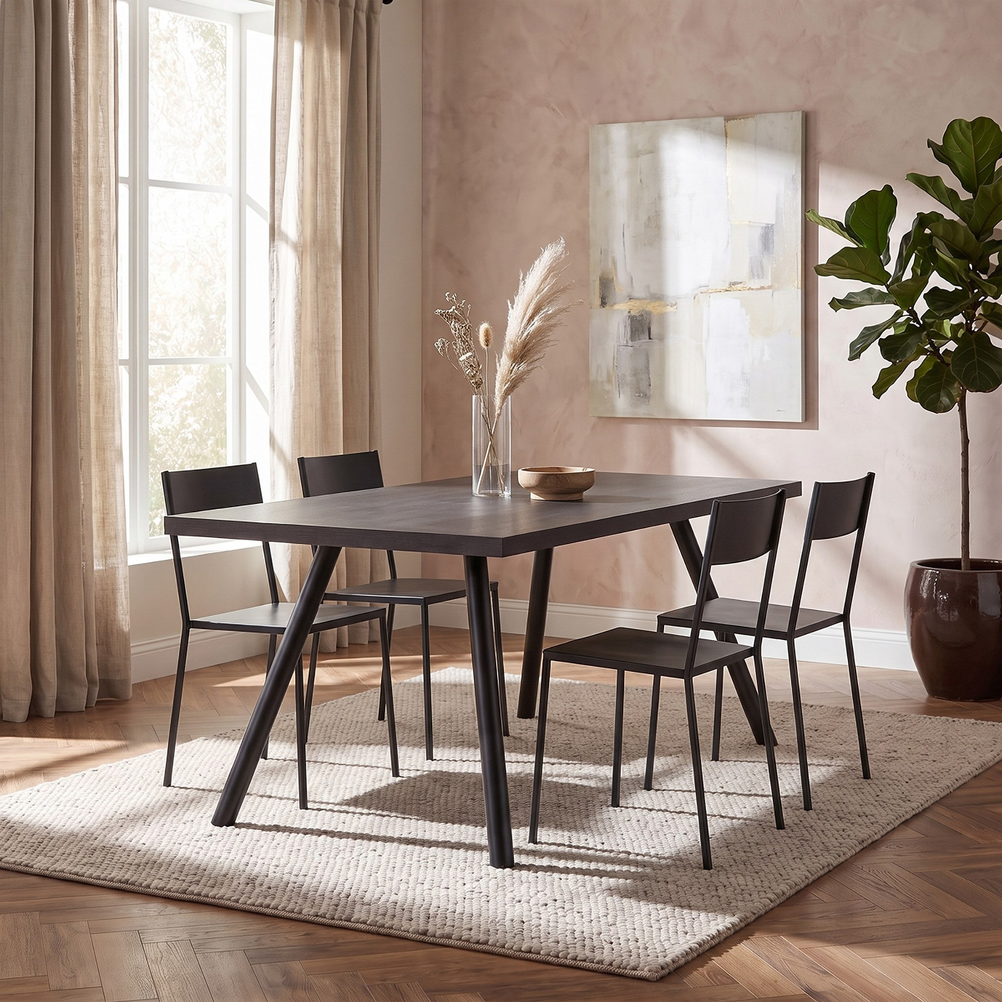 Movo-Cathy Lia 6-Seater Dining Table-hbxdiningroom-diningtablesandsets-diningtables-sixseater-image-5