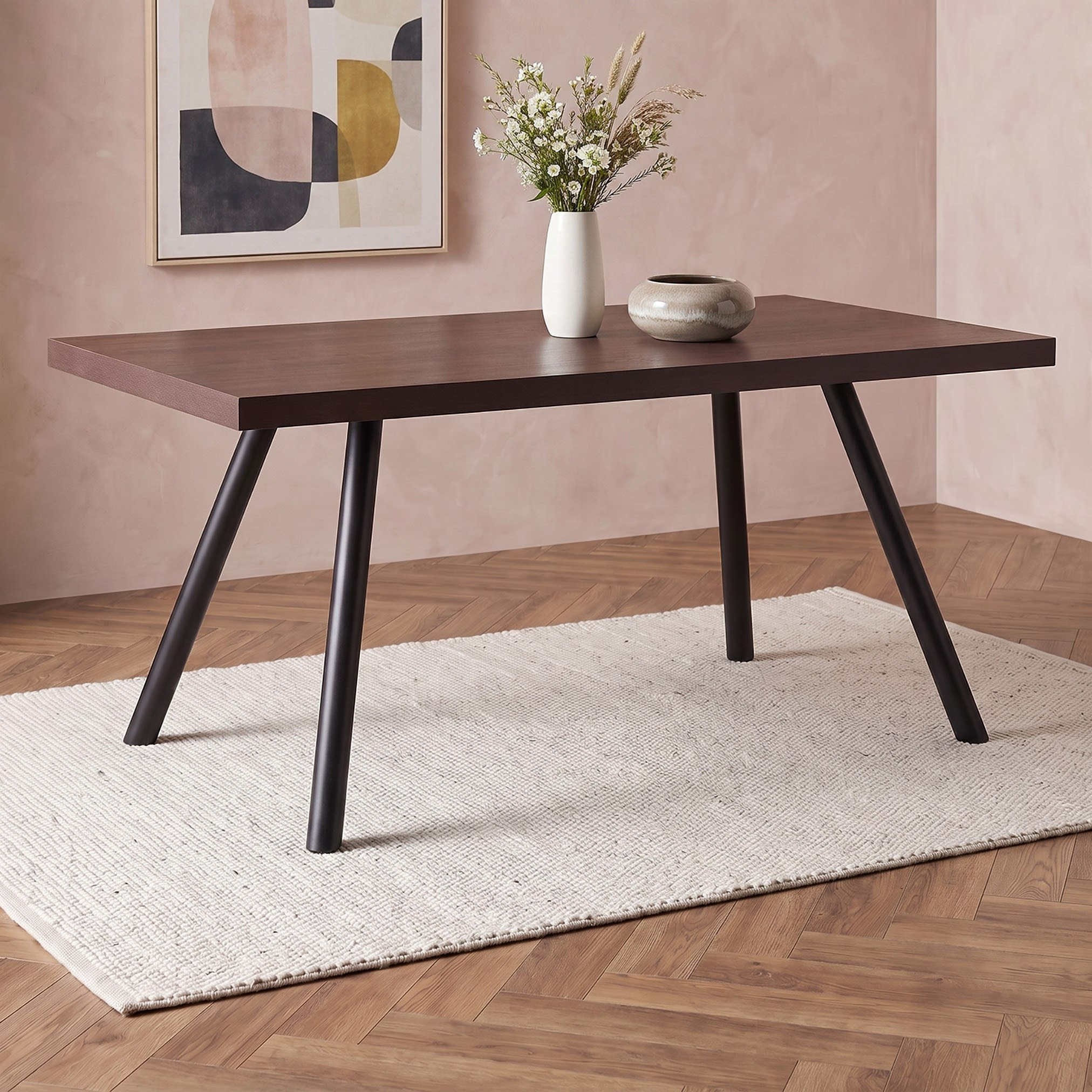 Movo-Cathy Lia 6-Seater Dining Table-hbxdiningroom-diningtablesandsets-diningtables-sixseater-image-1