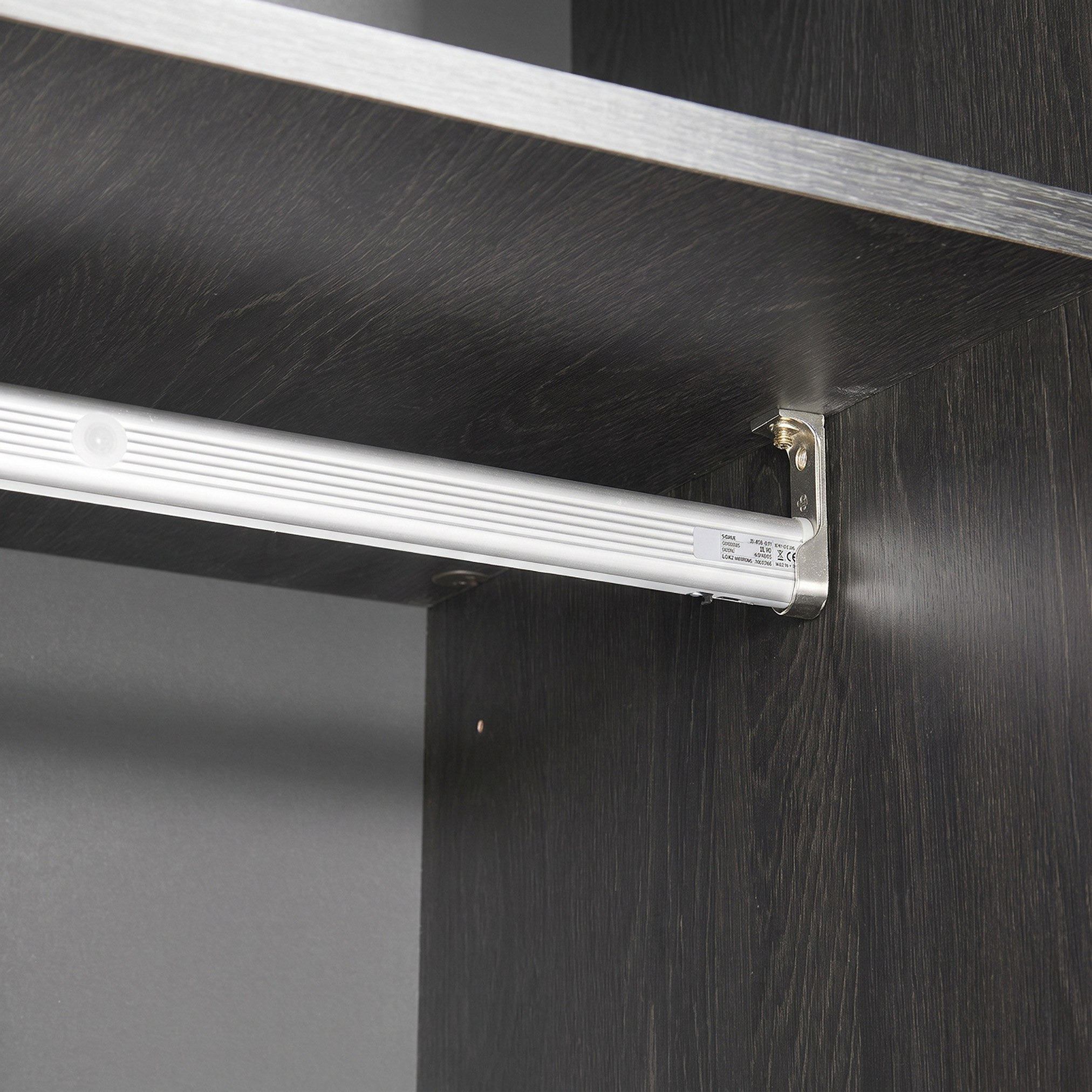 Leonor 6-Door Wardrobe with 2 Drawers with 2 Glass Doors-hbxfurniture-wardrobes-image-7