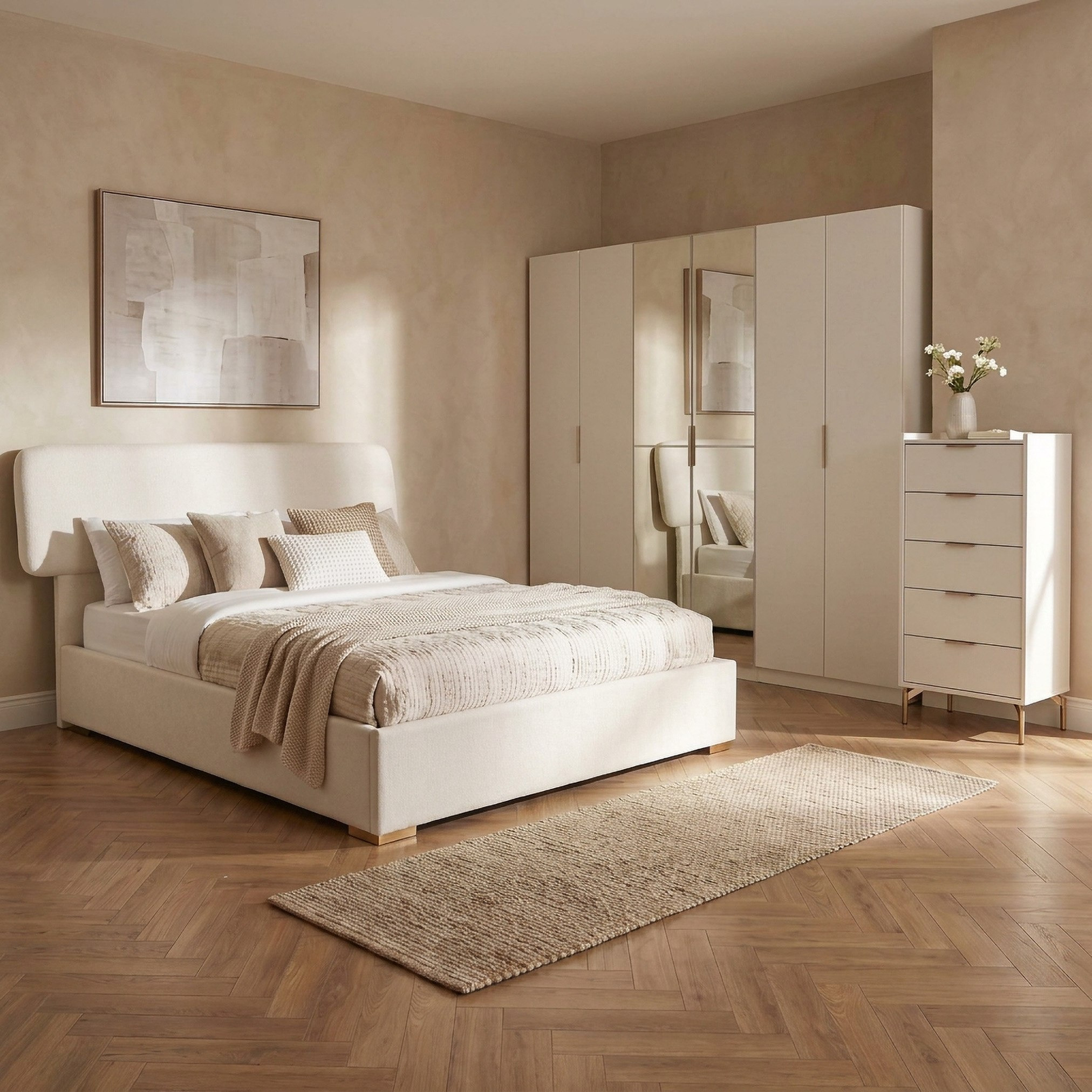 Carlow 6-Door Wardrobe with 2-Drawers and Mirrors-hbxfurniture-wardrobes-image-8