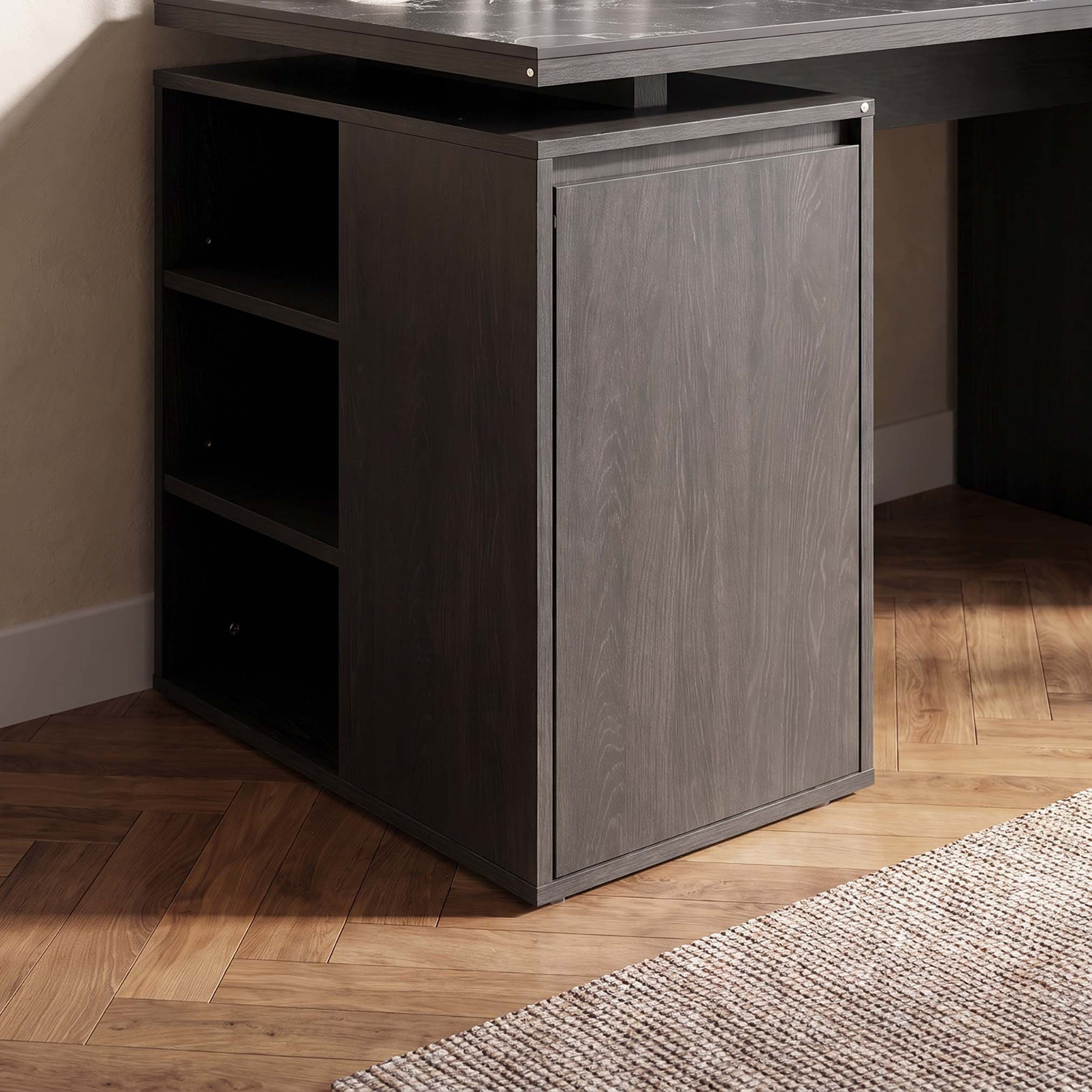 Leonor Sintered Stone Study Desk with Open Shelf-hbxfurniture-office-desks-image-5