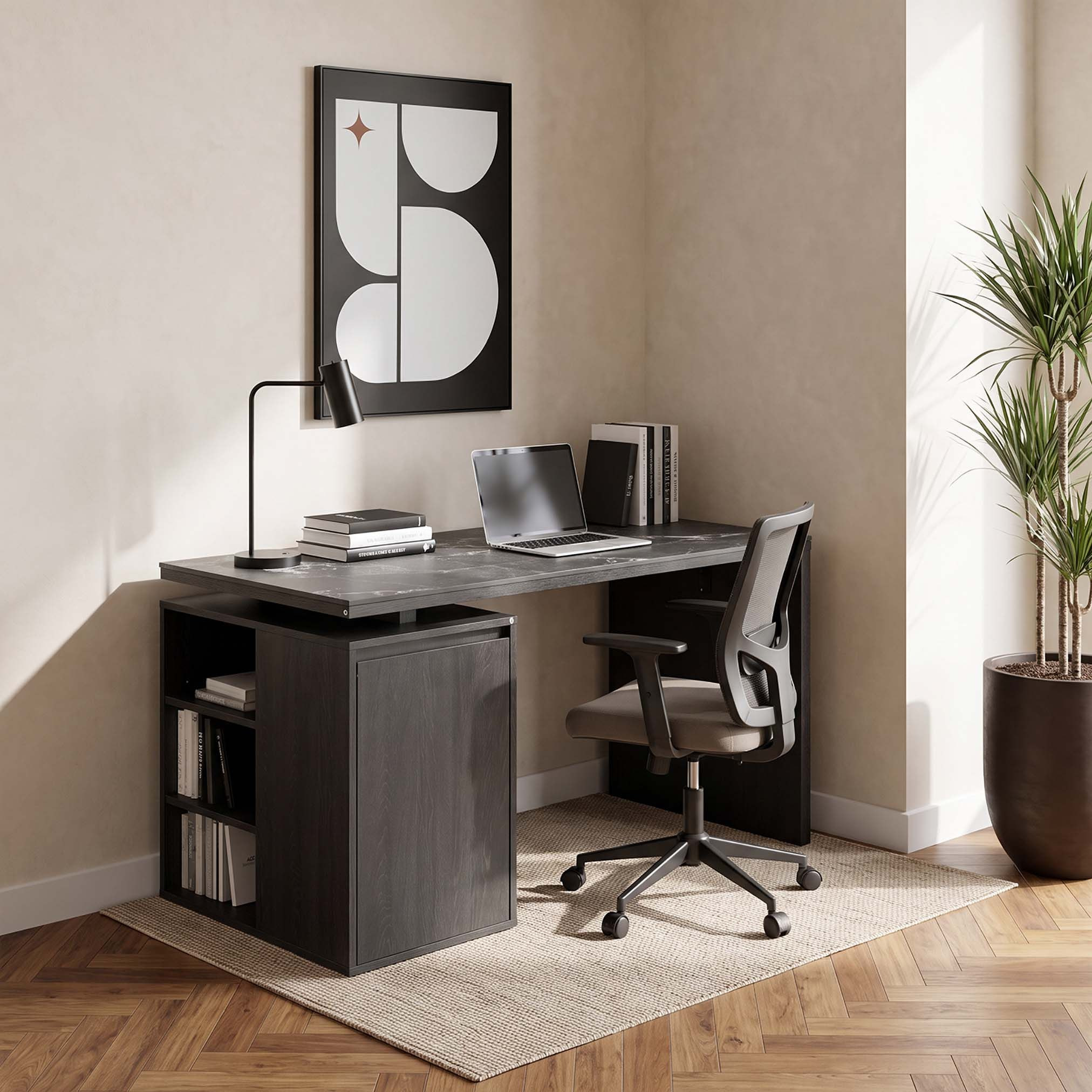 Leonor Sintered Stone Study Desk with Open Shelf-hbxfurniture-office-desks-image-7