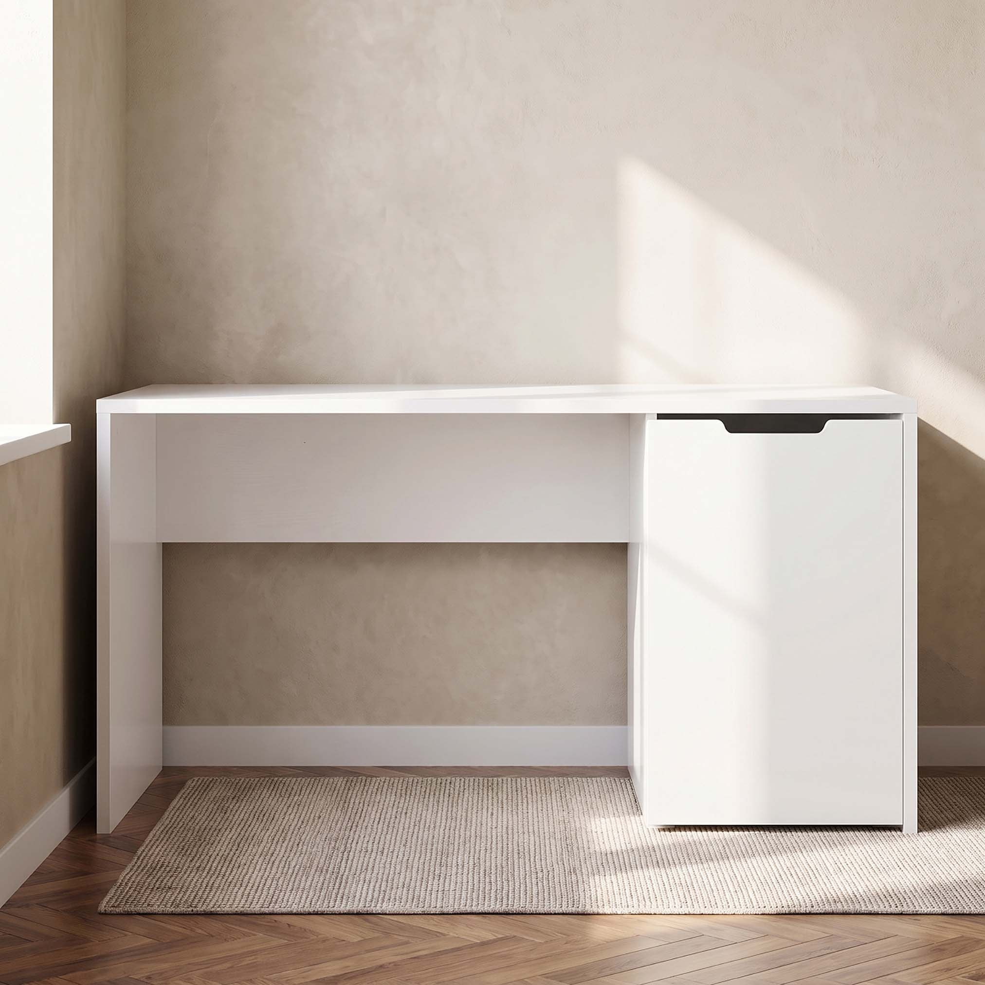 Liberty Study Desk with Portable Open Shelf Storage Unit-hbxfurniture-office-desks-image-4