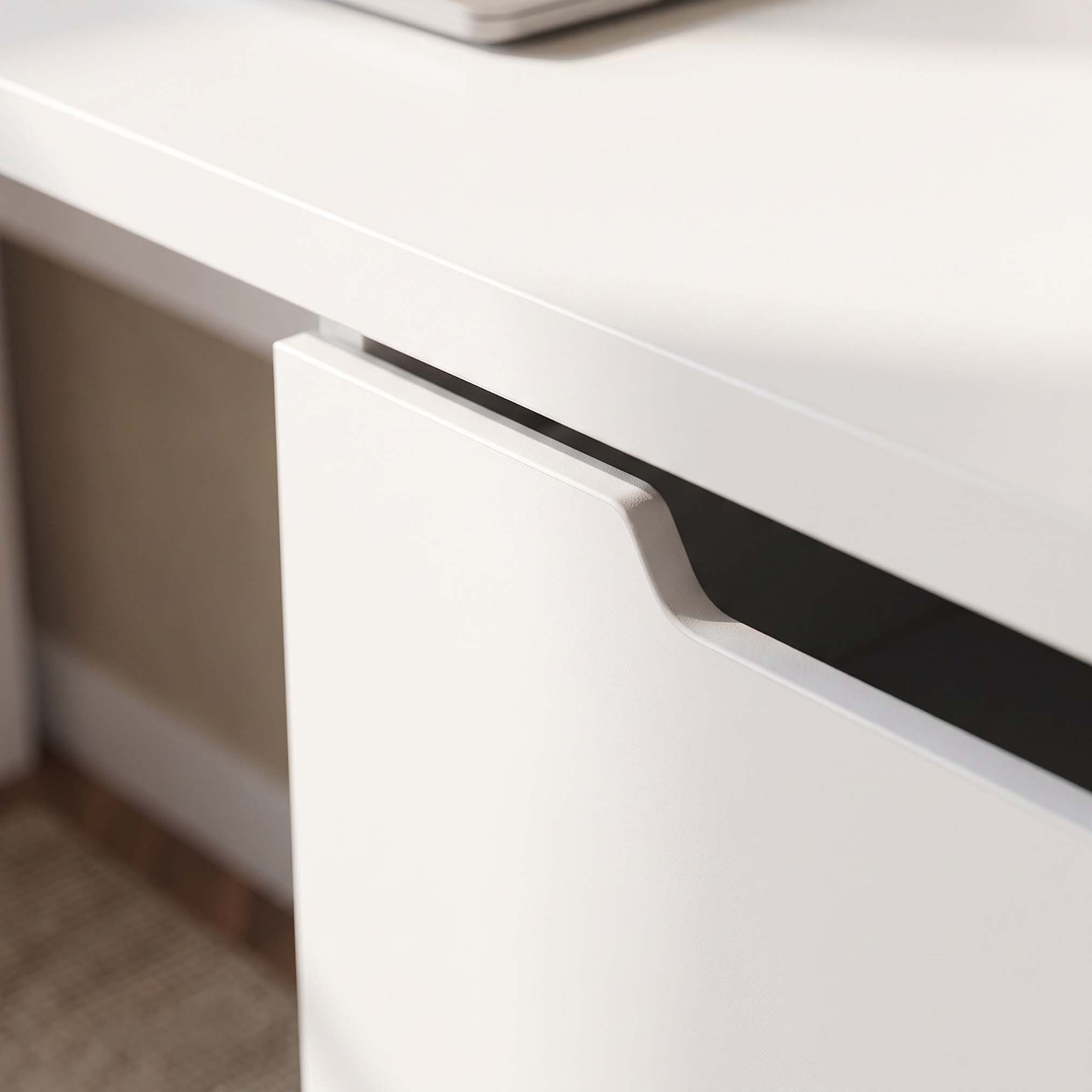 Liberty Study Desk with Portable Open Shelf Storage Unit-hbxfurniture-office-desks-image-5