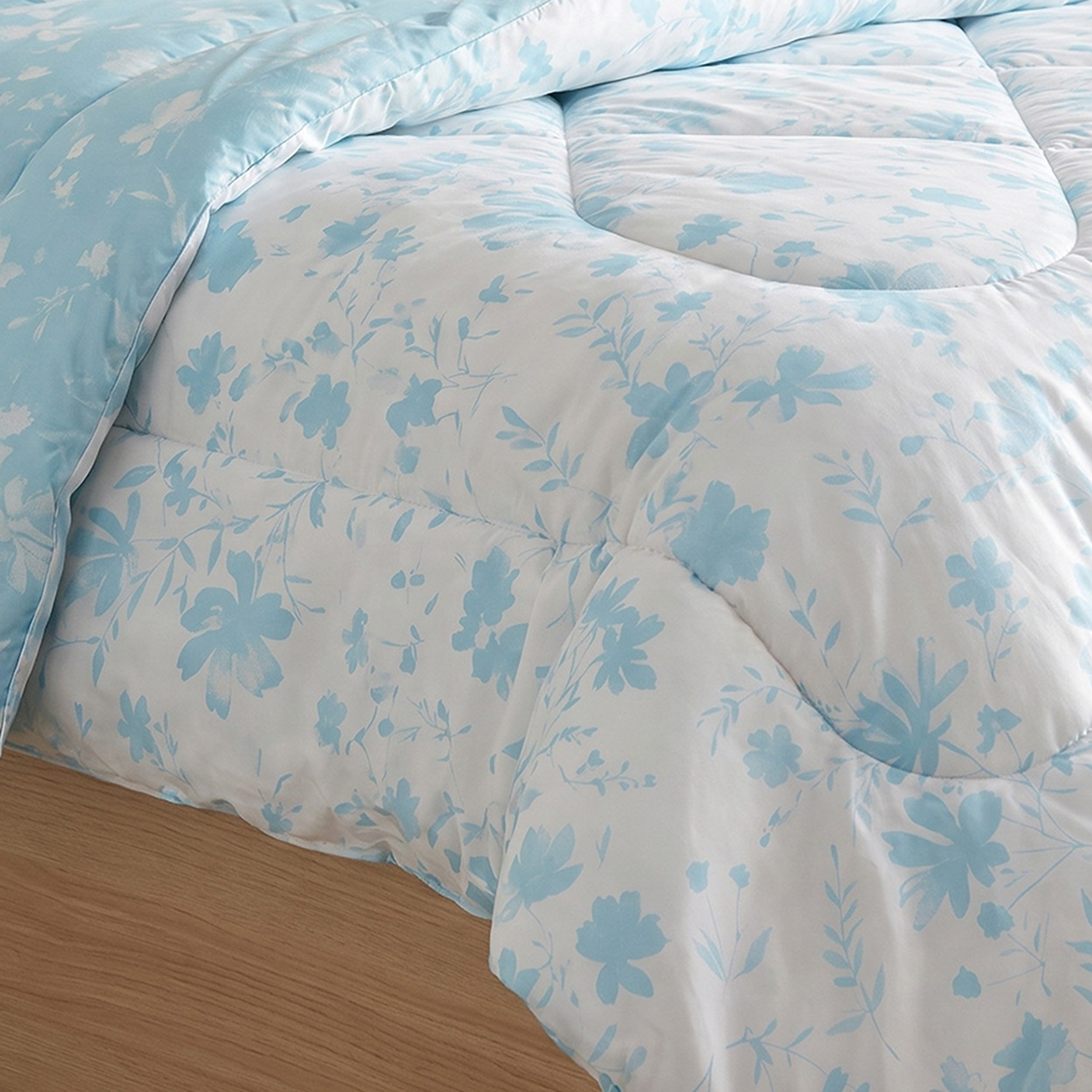 Matrix Floral Microfibre Twin Comforter - 160x220 cm-hbxkidsandyouth-beddingandfurnishings-comfortersets-image-3