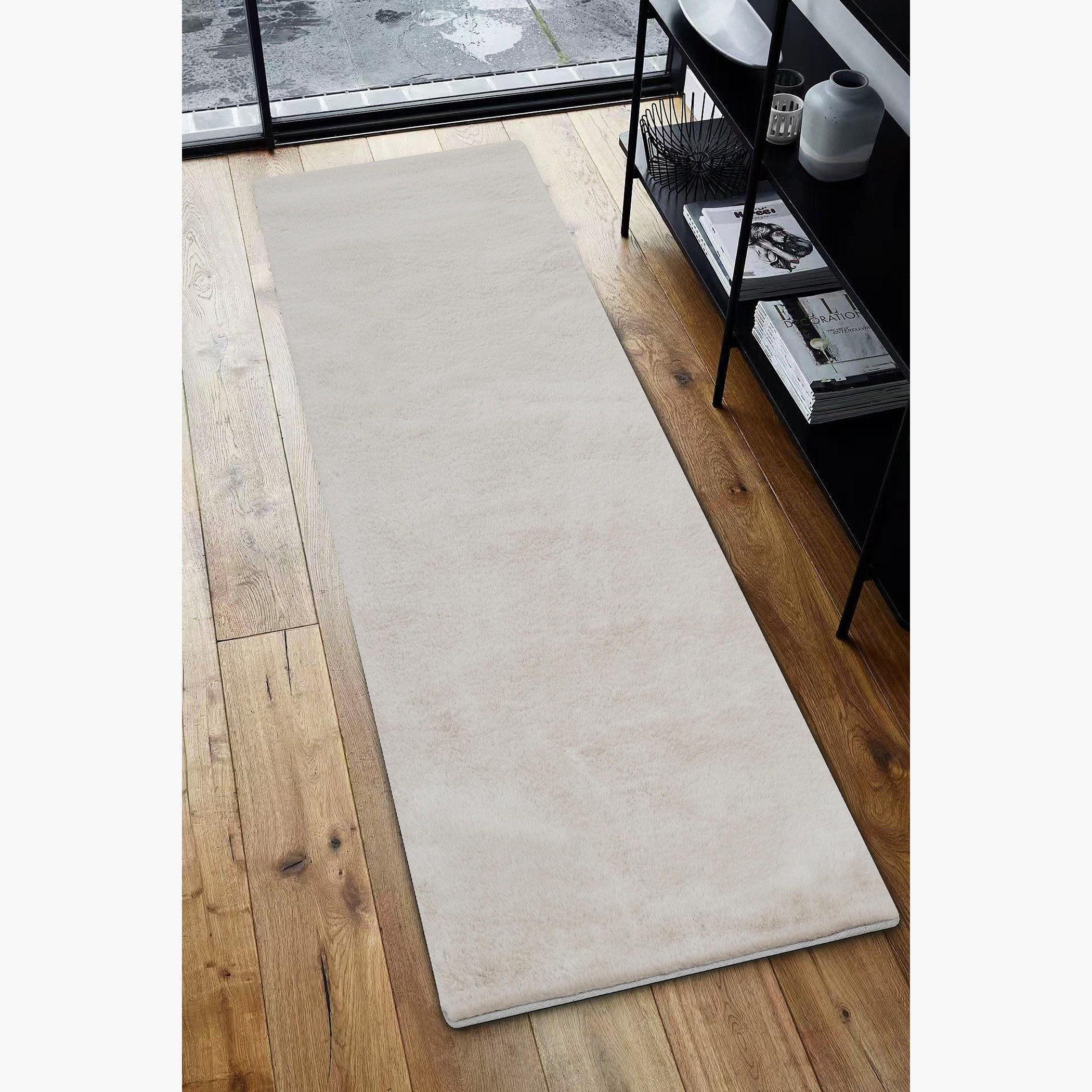 Faux Rabbit Fur Rug - 60x120 cm-hbxdecorandfurnishings-floorcoverings-rugs-image-1
