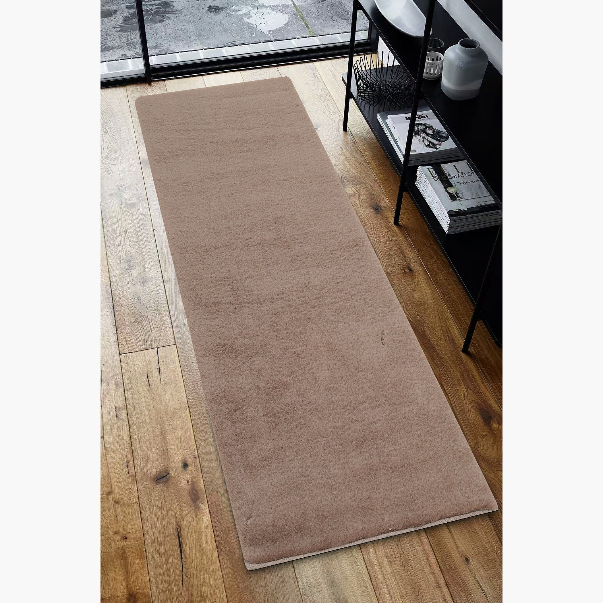 Faux Rabbit Fur Rug - 60x120 cm-hbxdecorandfurnishings-floorcoverings-rugs-image-1