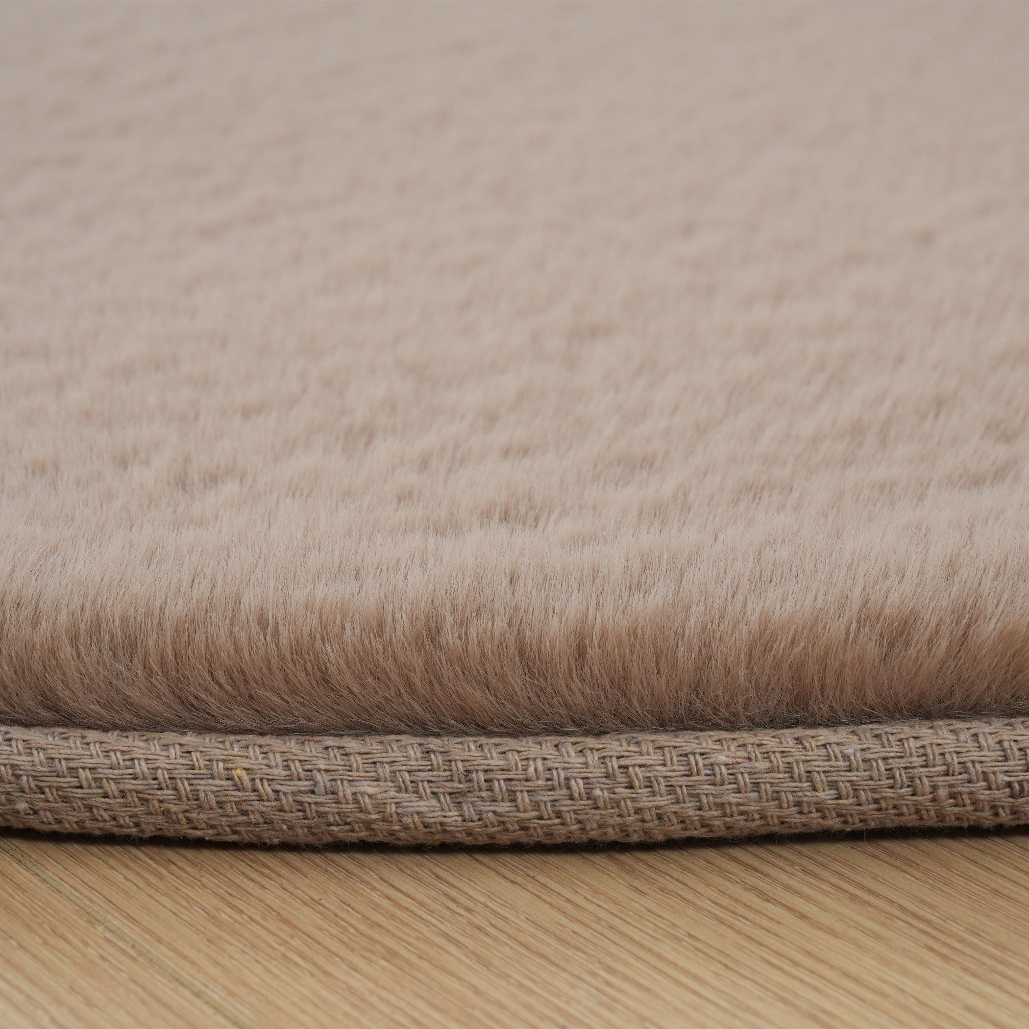 Faux Rabbit Fur Rug - 90 cm-hbxdecorandfurnishings-floorcoverings-rugs-image-2