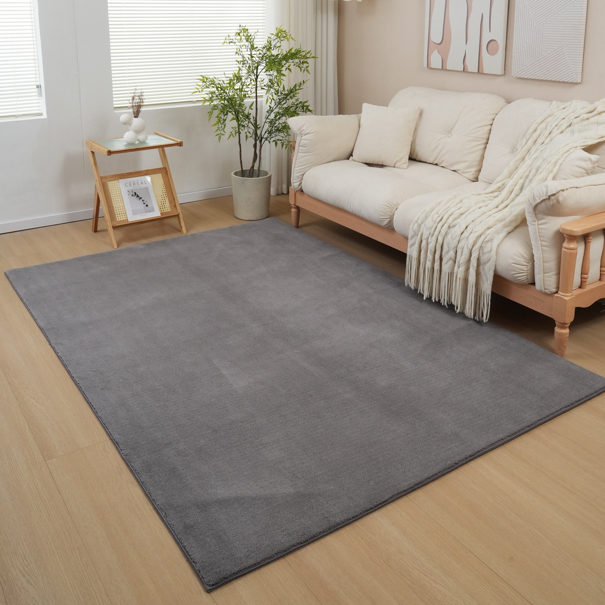 Atlanta Cozy Lite Microfibre Rug - 160x230 cm-hbxdecorandfurnishings-floorcoverings-rugs-image-1