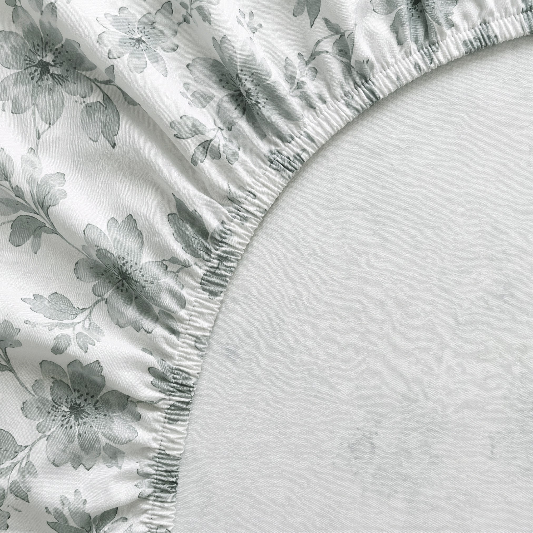Albania Medow Cotton Single Fitted Sheet - 90x200+25 cm-hbxhomeware-bedding-fittedsheets-image-4