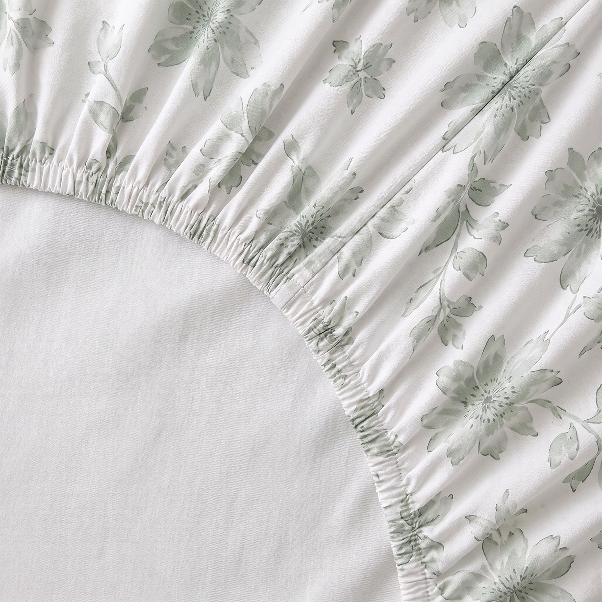 شرشف مطاطي قطن كينج ميدو من ألبانيا - 180x200+25 سم-hbxhomeware-bedding-fittedsheets-image-6