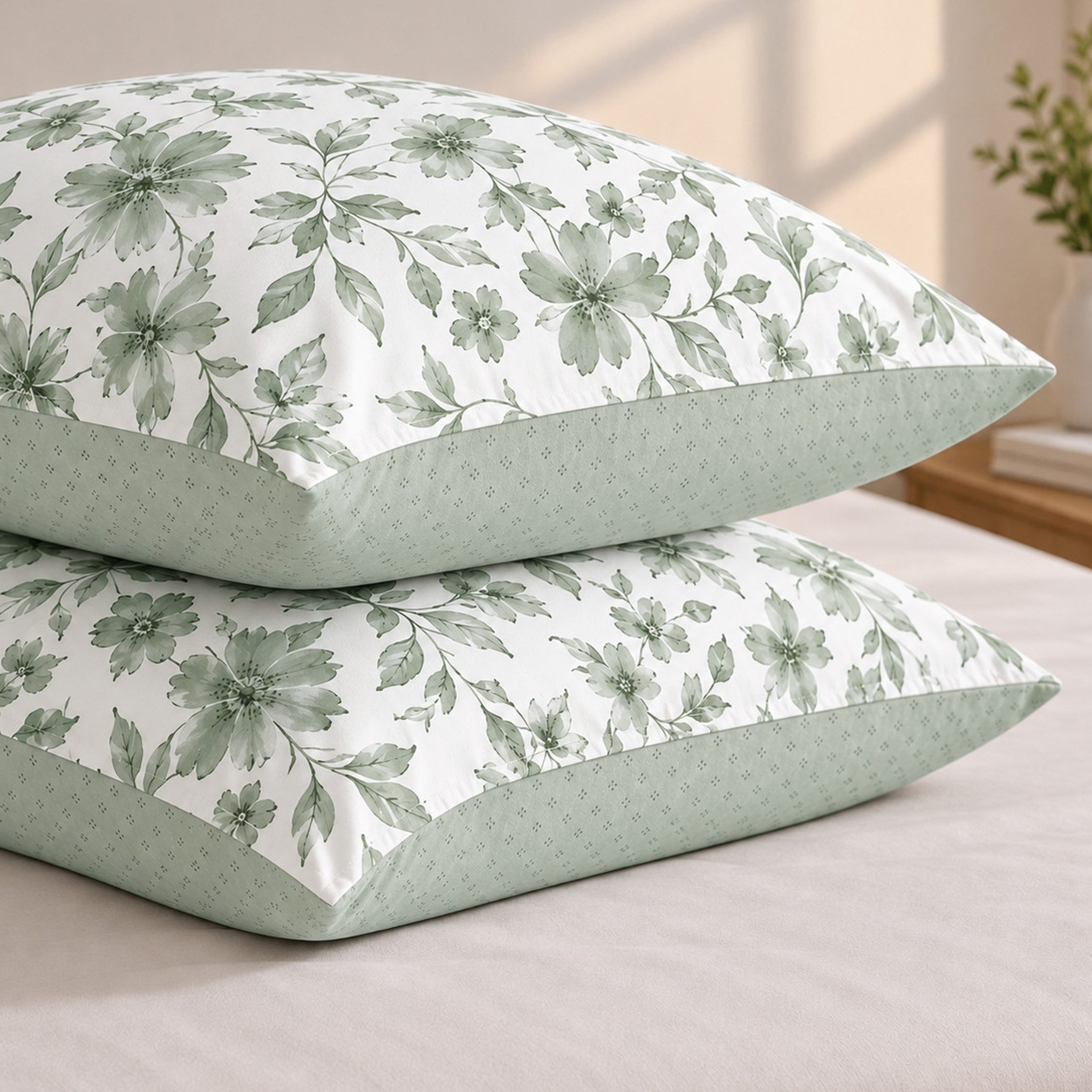 طقم غطاء وسادة قطن قطعتين ميدو من ألبانيا - 50x75 سم-hbxkidsandyouth-beddingandfurnishings-pillowsandpillowcases-image-3