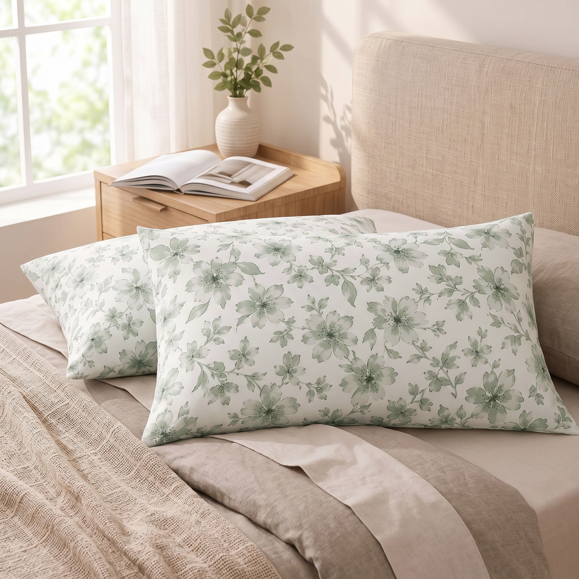 طقم غطاء وسادة قطن قطعتين ميدو من ألبانيا - 50x75 سم-hbxkidsandyouth-beddingandfurnishings-pillowsandpillowcases-image-5