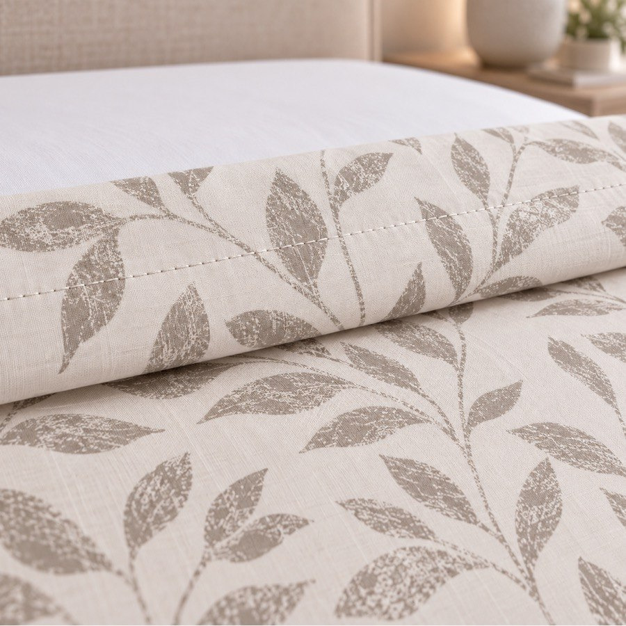 Malta Grove Printed Cotton King Flat Sheet - 240x260 cm-hbxhomeware-bedding-flatsheets-image-3