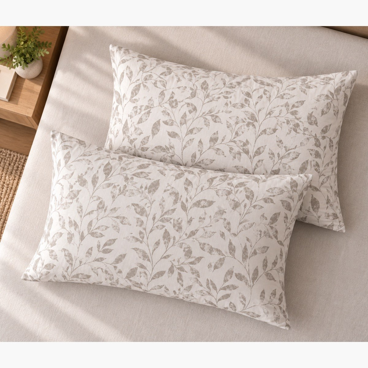 Malta Grove 2-Piece Printed Cotton Pillow Cover Set - 50x75 cm-PROMO_HB_SA_ALRHAJI_09092026-image-3