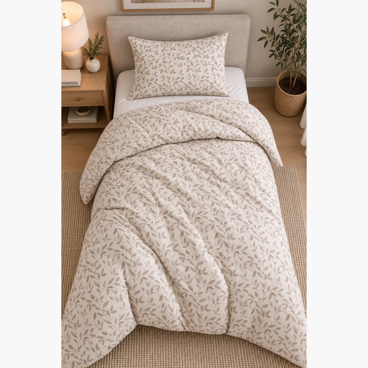 طقم لحاف فردي قطن بطبعات قطعتين من مالطا جروف - 135 × 220 سم-hbxhomeware-bedding-bedinabag-image-4