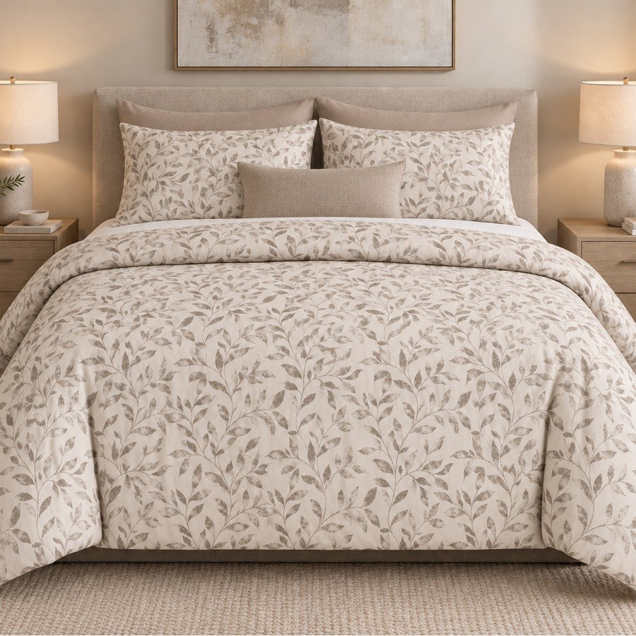 طقم لحاف كوين قطن بطبعات 3 قطع من مالطا جروف - 200x240 سم-hbxhomeware-bedding-bedinabag-image-4