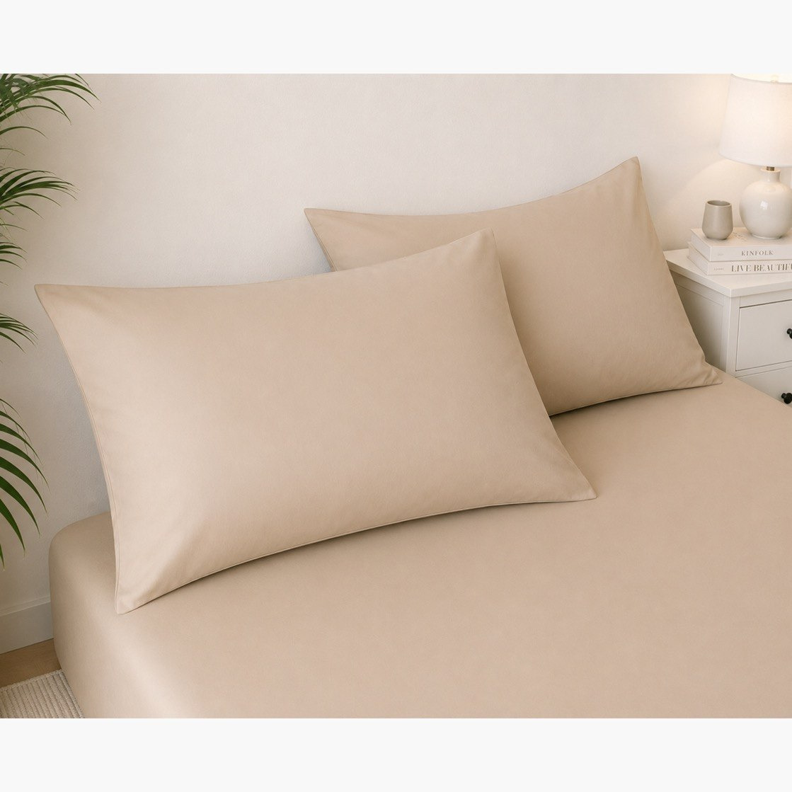 طقم غطاء وسادة قطن سادة قطعتين من بالينا - 50x75 سم-PROMO_HB_SA_ALRHAJI_09092026-image-1