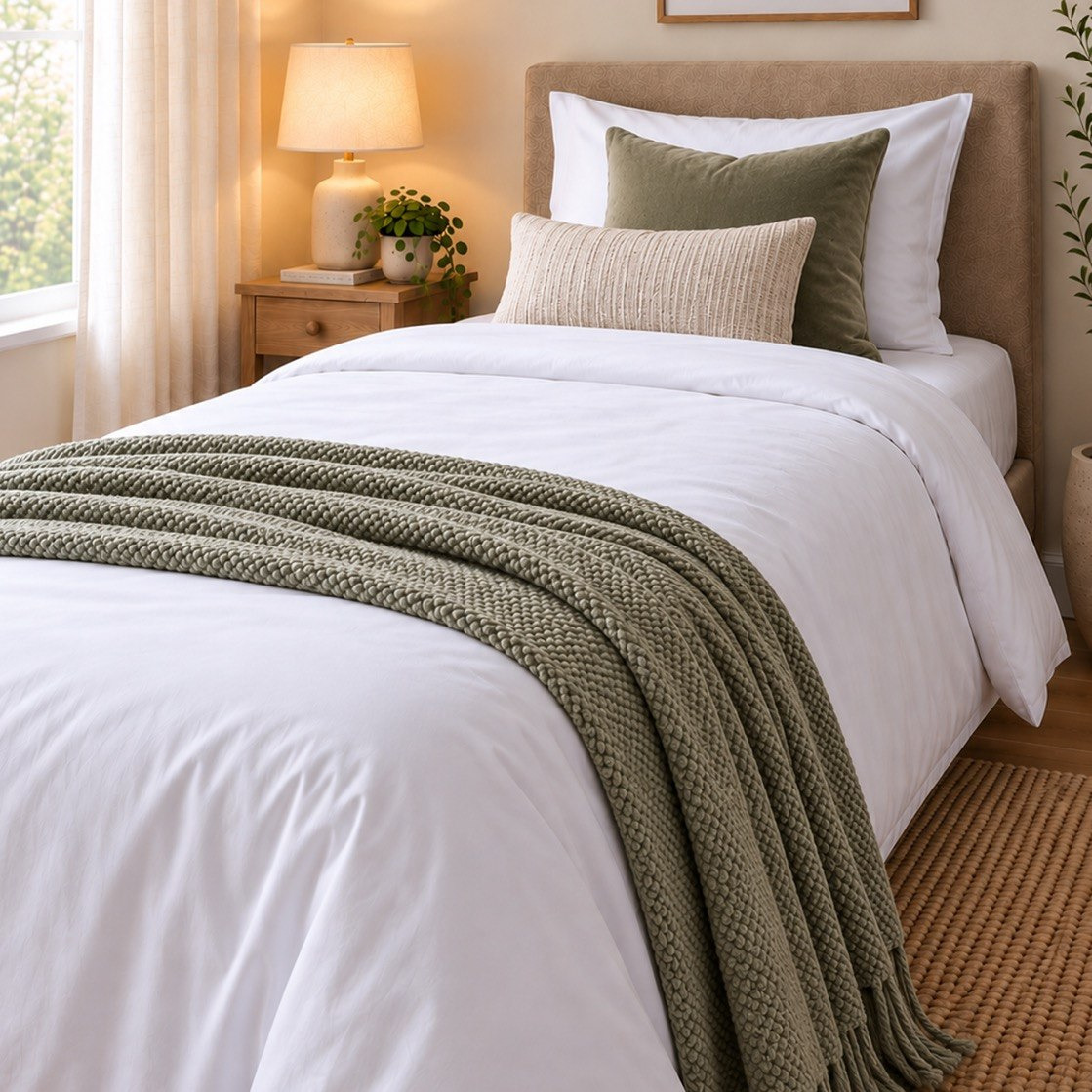 Ballina 2-Piece Solid Cotton Single Duvet Cover Set - 135x200 cm-hbxhomeware-bedding-duvetcovers-image-5