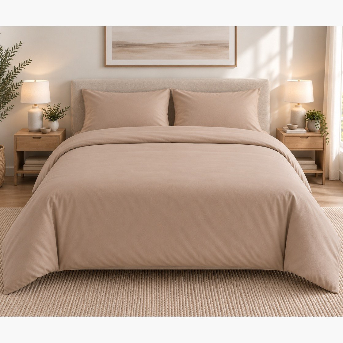 Ballina 3-Piece Cotton Queen King Duvet Cover Set - 220x220 cm-hbxhomeware-bedding-duvetcovers-image-3