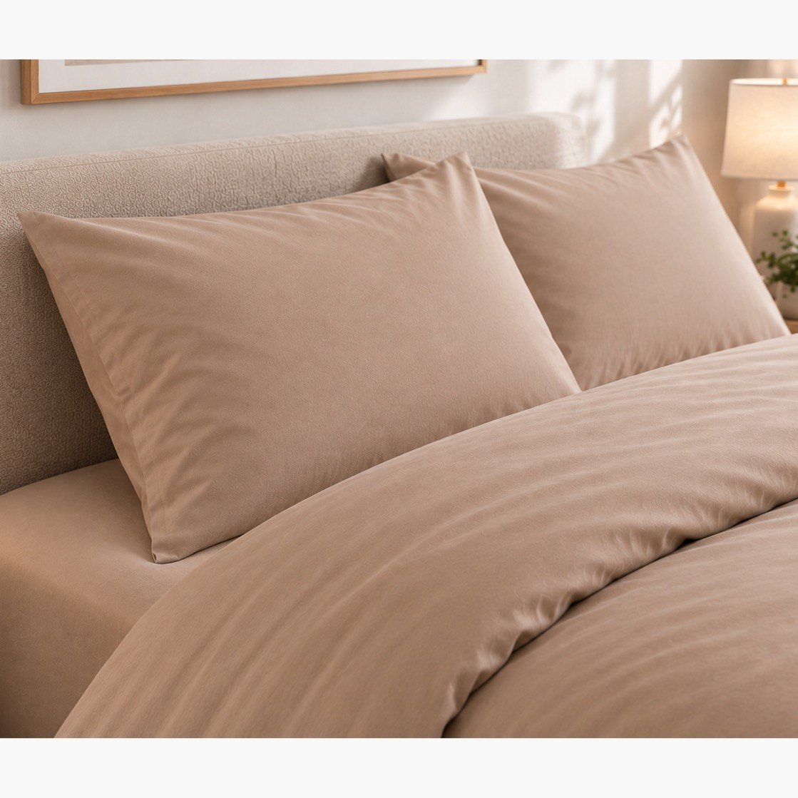 Ballina Solid Cotton 3-Piece Super King Duvet Cover Set - 240x220 cm-hbxhomeware-bedding-duvetcovers-image-1