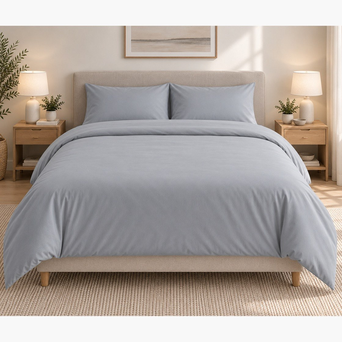 Ballina 3-Piece Cotton Queen King Duvet Cover Set - 220x220 cm-hbxhomeware-bedding-duvetcovers-image-3