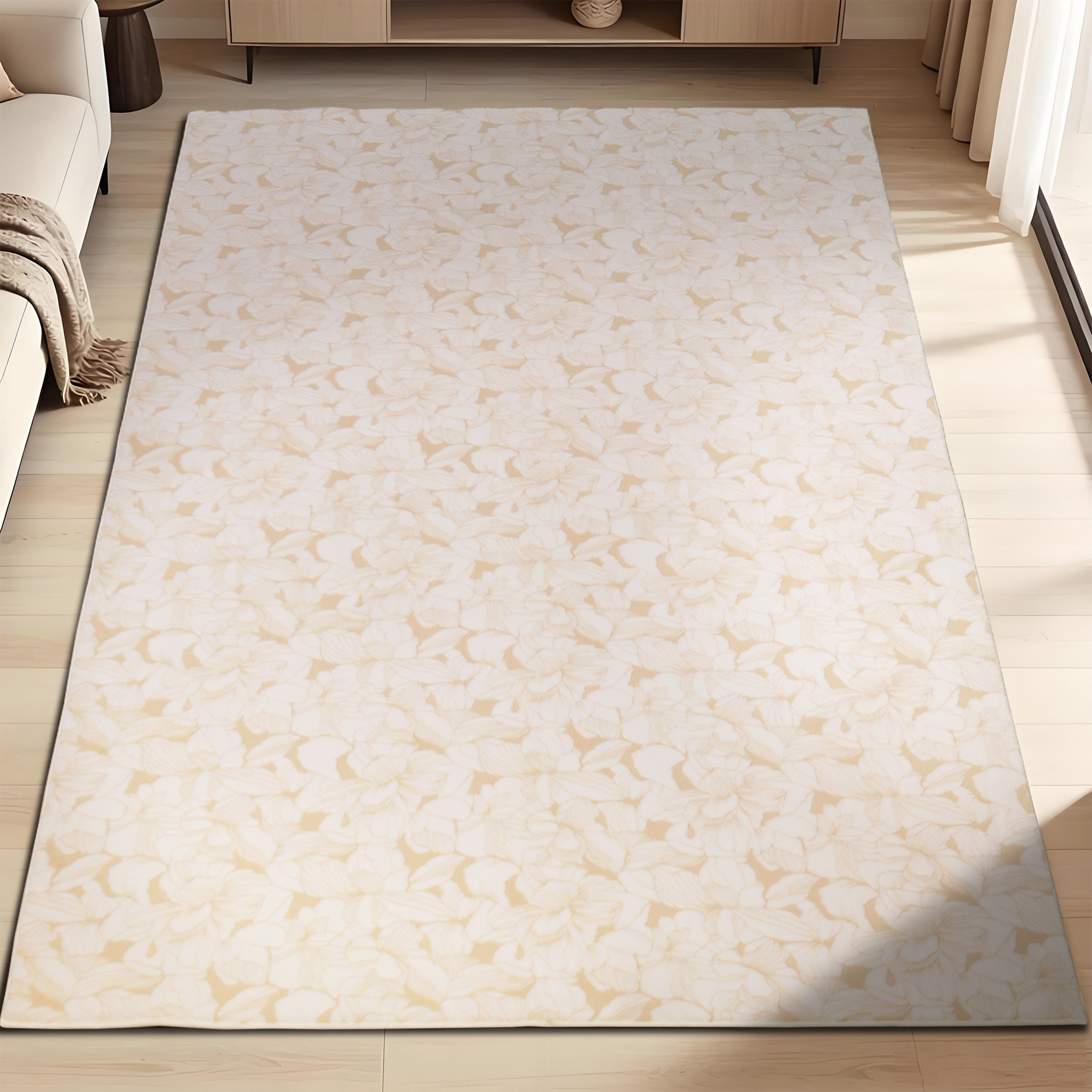 Nias Garden Patterned Soft and Plush Rug - 200x300 cm-hbxdecorandfurnishings-floorcoverings-rugs-image-6
