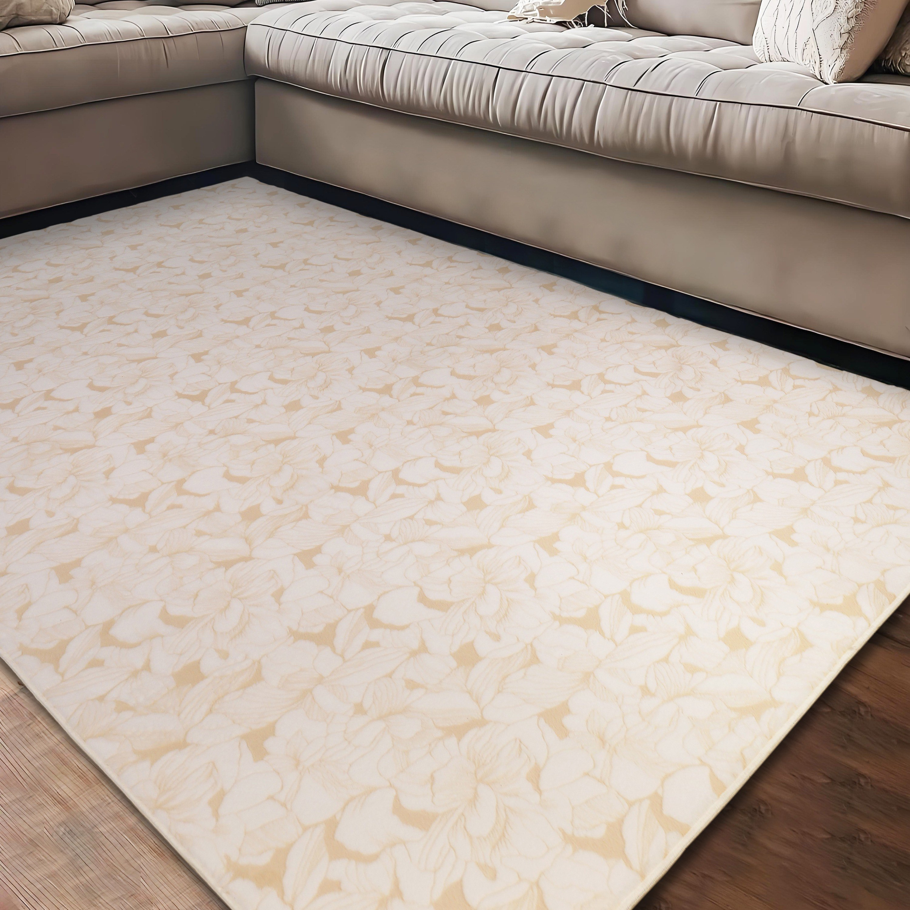 Nias Garden Patterned Soft and Plush Rug - 240x360 cm-hbxdecorandfurnishings-floorcoverings-rugs-image-2