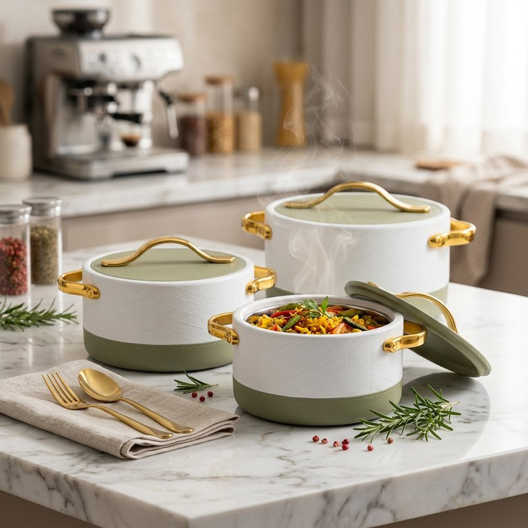 Covara 3-Piece Insulated Hotpot Casserole with Lid-hbxdecorandfurnishings-tabletop-serveware-image-1
