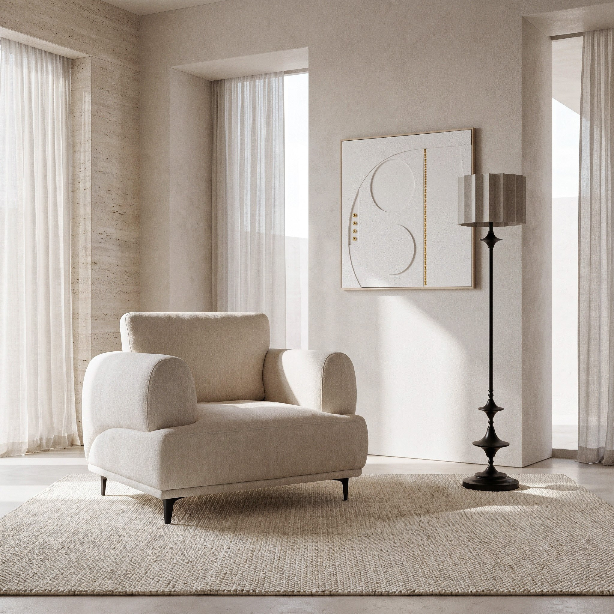 Belfort Armchair Fabric Sofa-hbxfurniture-sofasandarmchairs-armchairs-image-1