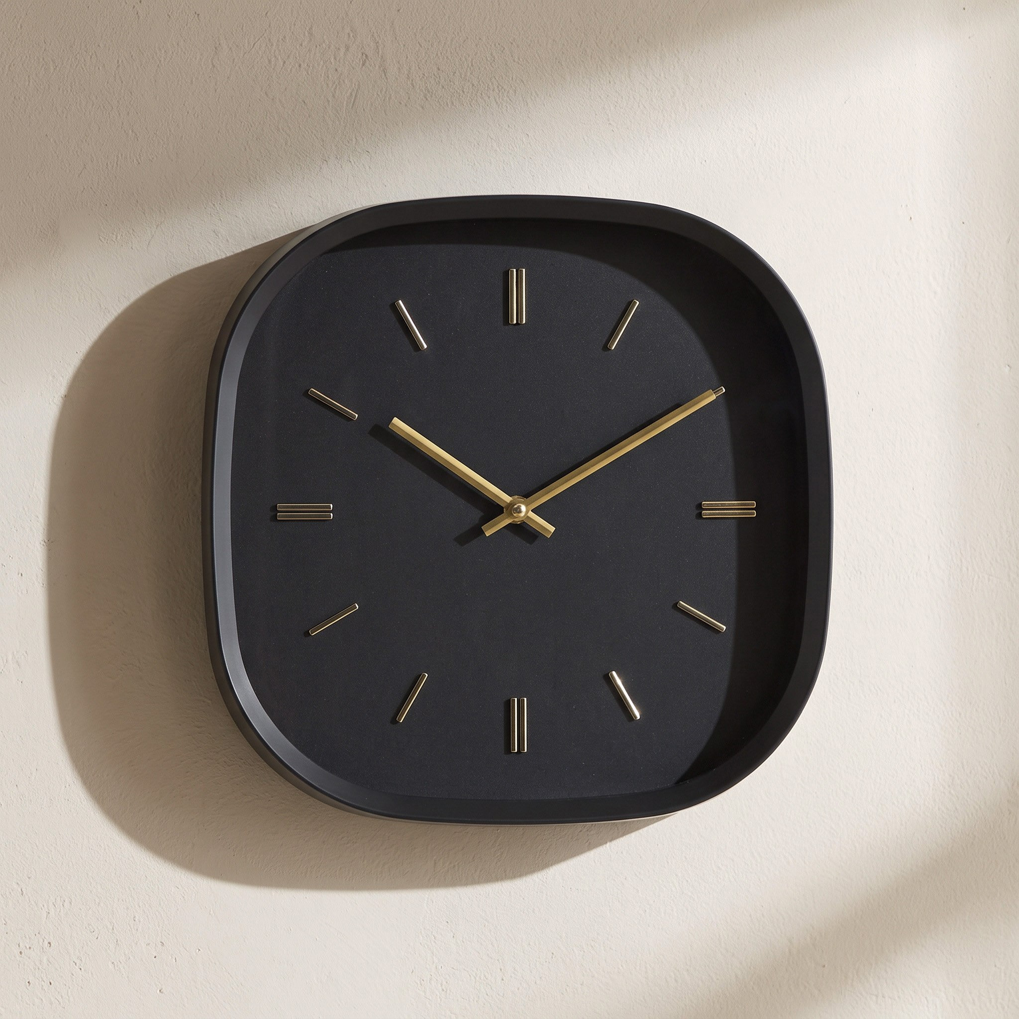 Zaman Classic Square Clock - 30.5x30.5x4.9 cm-hbxdecorandfurnishings-homeaccessories-clocks-image-1
