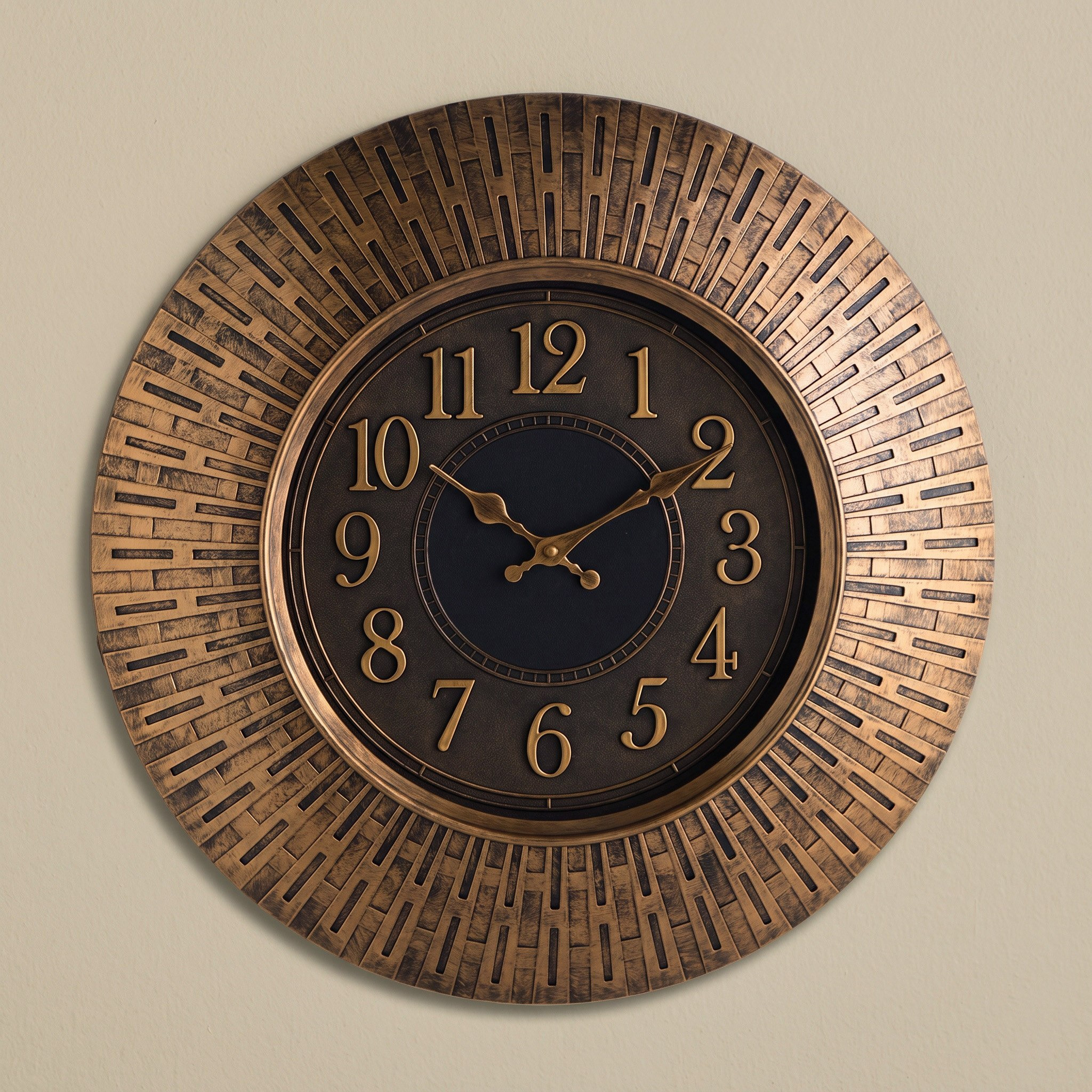 Zaman Classic Clock - 50.8x50.8x5.3 cm-hbxdecorandfurnishings-homeaccessories-clocks-image-1