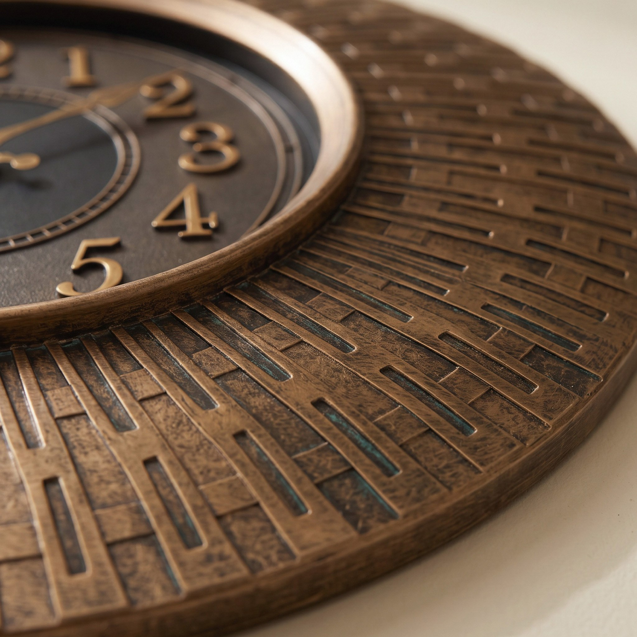 Zaman Classic Clock - 50.8x50.8x5.3 cm-hbxdecorandfurnishings-homeaccessories-clocks-image-2