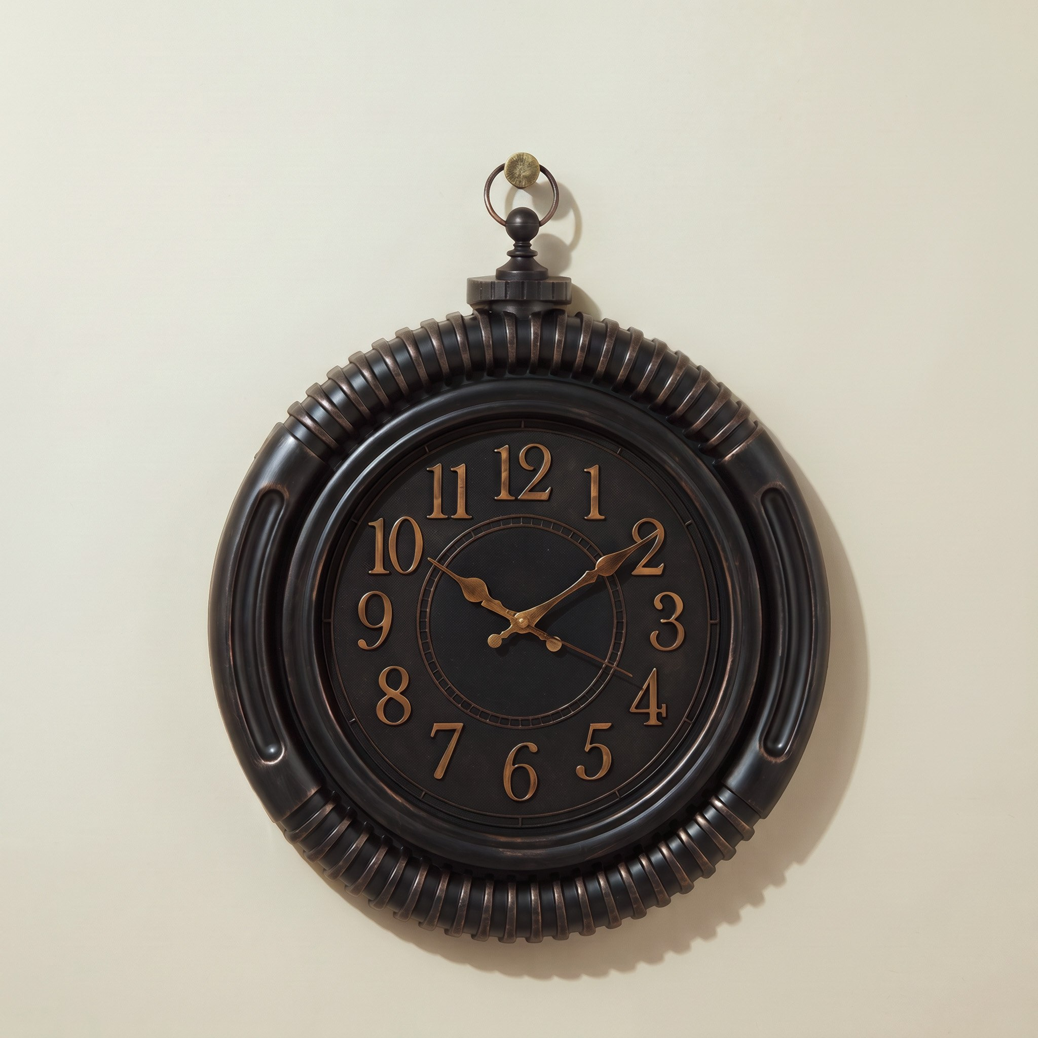 Zaman Compass Clock - 55.9x45x4.4 cm-hbxdecorandfurnishings-homeaccessories-clocks-image-1