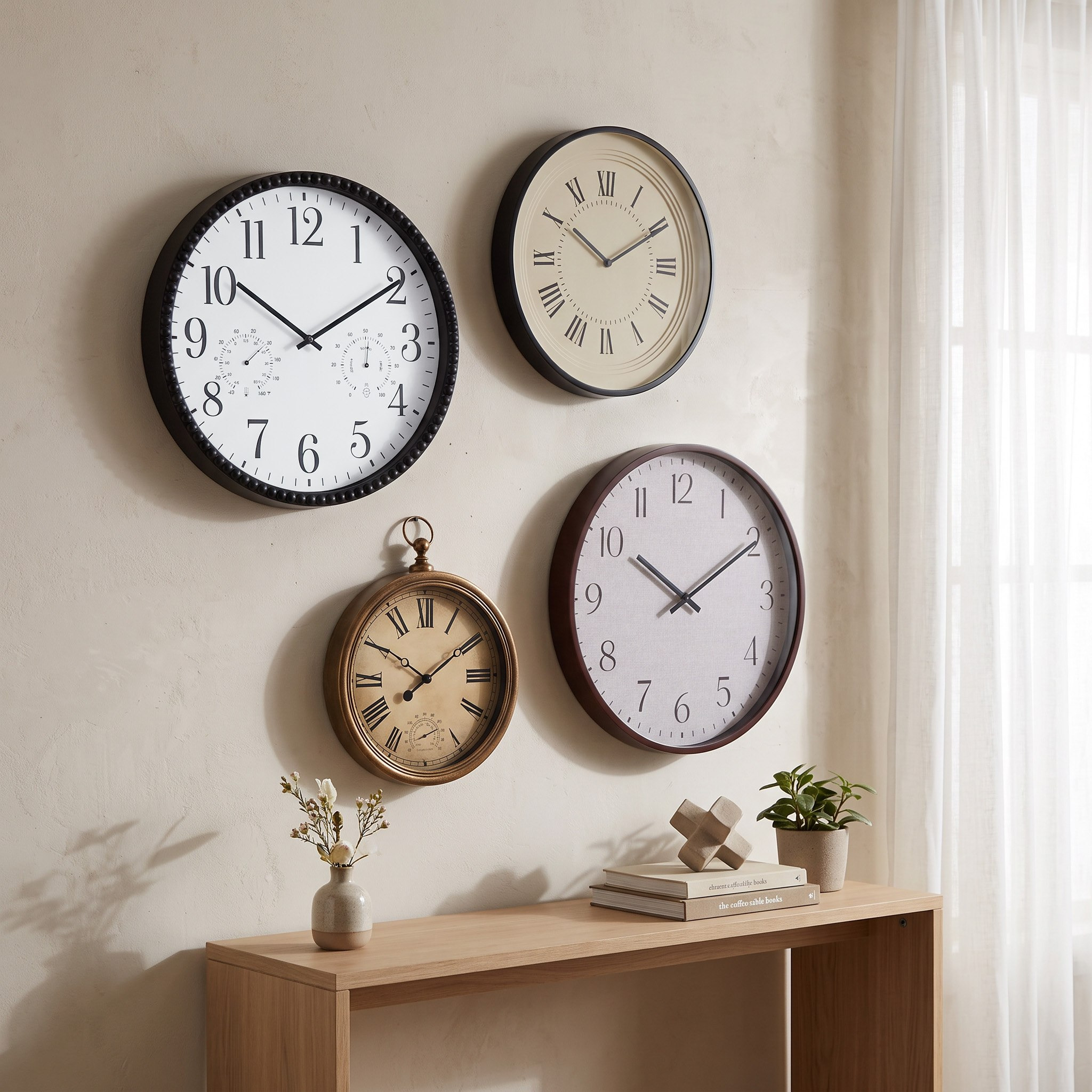 Zaman Numero Clock - 41x41x5.3 cm-hbxdecorandfurnishings-homeaccessories-clocks-image-3
