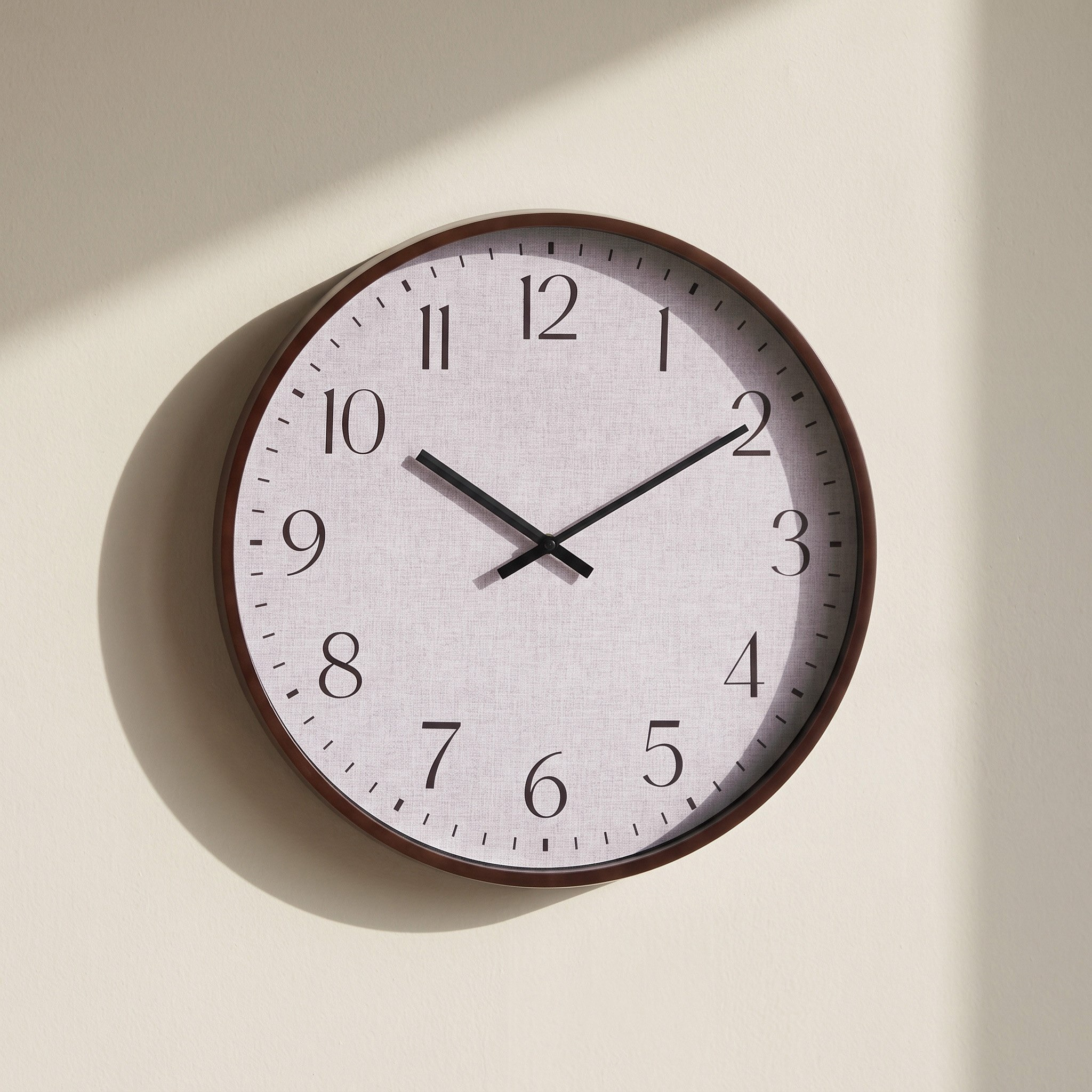 Zaman Classic Large Wall Clock - 45.3x45.3x4.2 cm-hbxdecorandfurnishings-homeaccessories-clocks-image-1