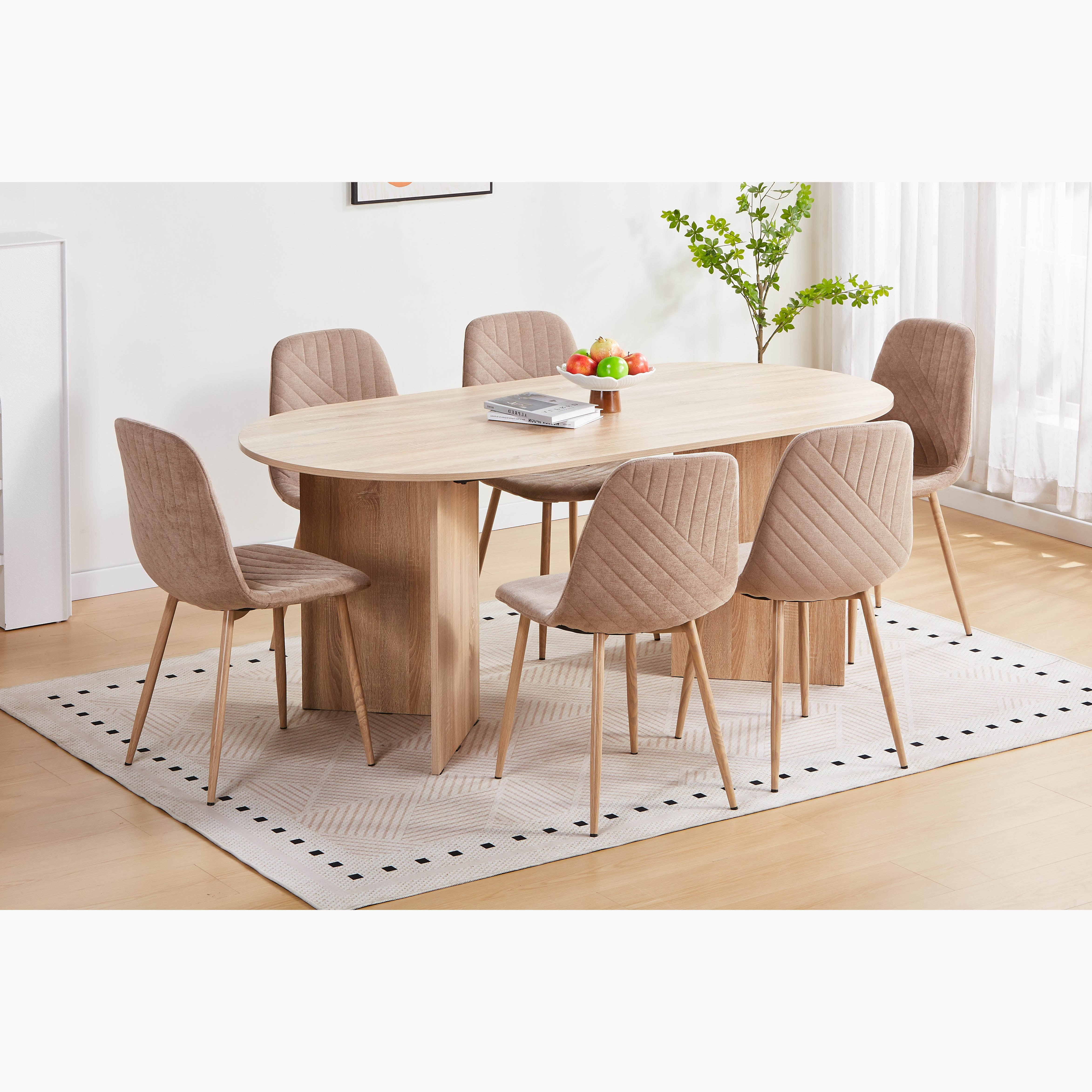 Alford 6-Seater Dining Set-hbxfurniture-diningtablesandsets-diningsets-sixseater-image-1