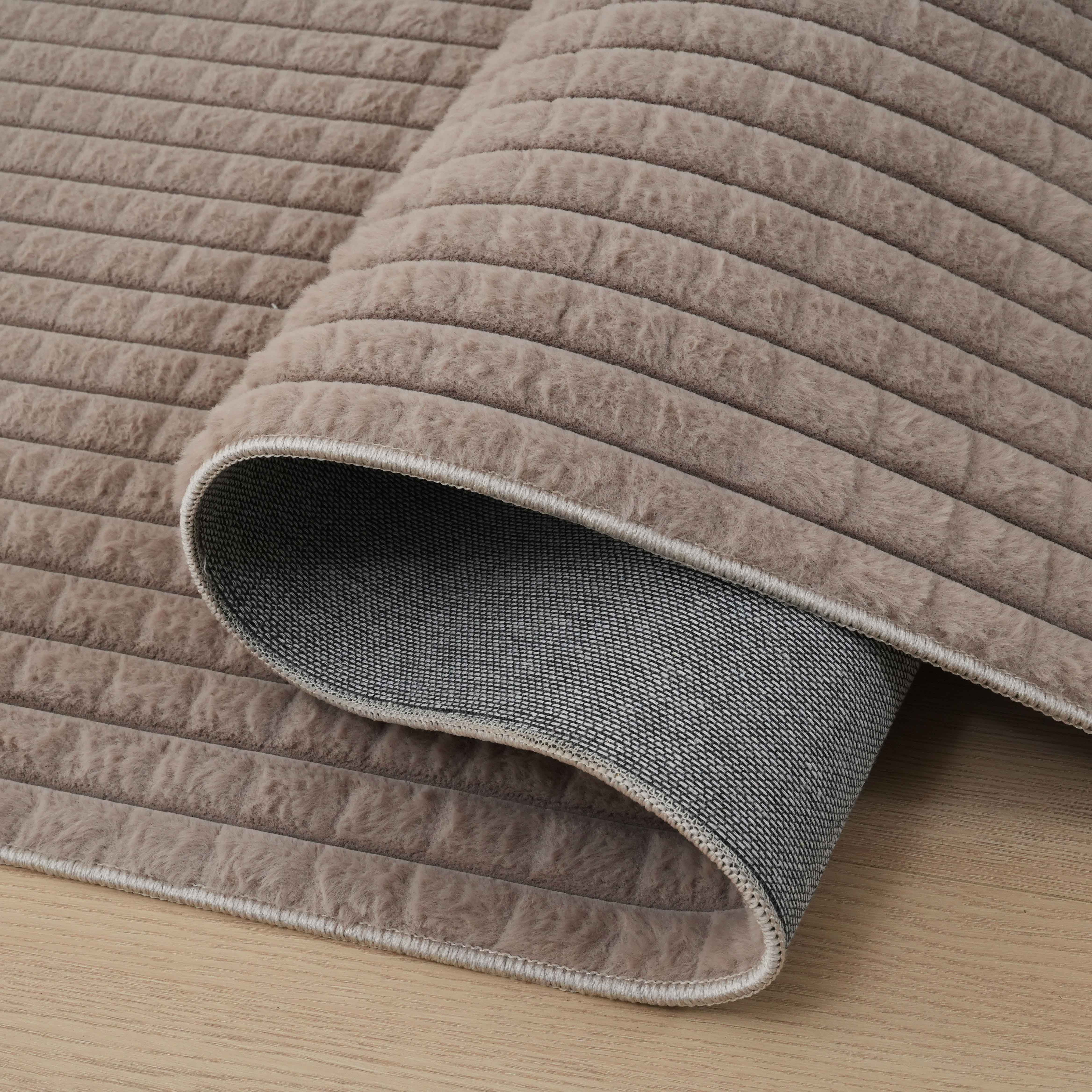 Elsdon Blocks Patterned Soft and Plush Rug - 160x230 cm-hbxdecorandfurnishings-floorcoverings-rugs-image-4